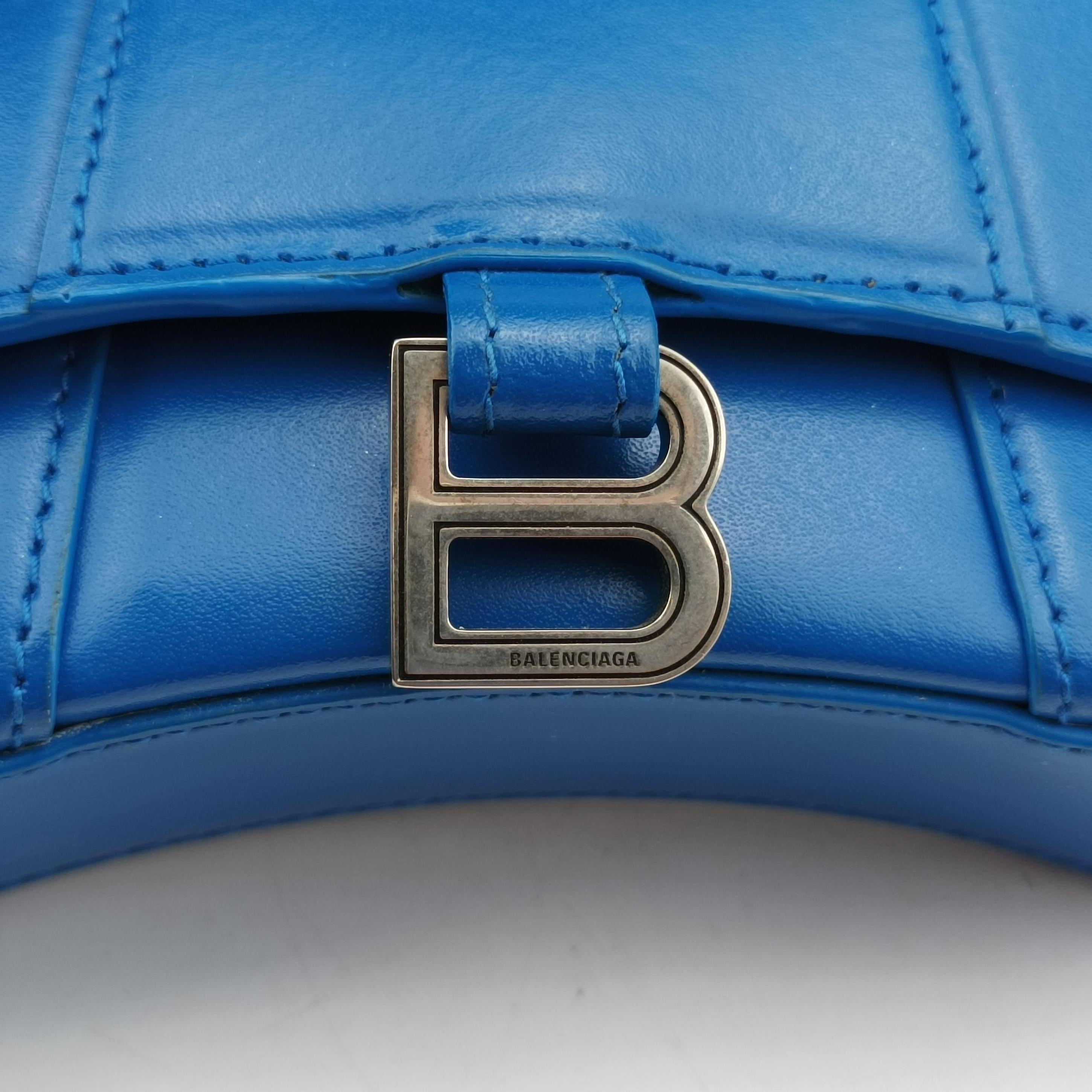 Hourglass Mini Blue leather 637372.4227.U.203437アワーグラス ミニ ブルー レザー 637372.4227.U.203437