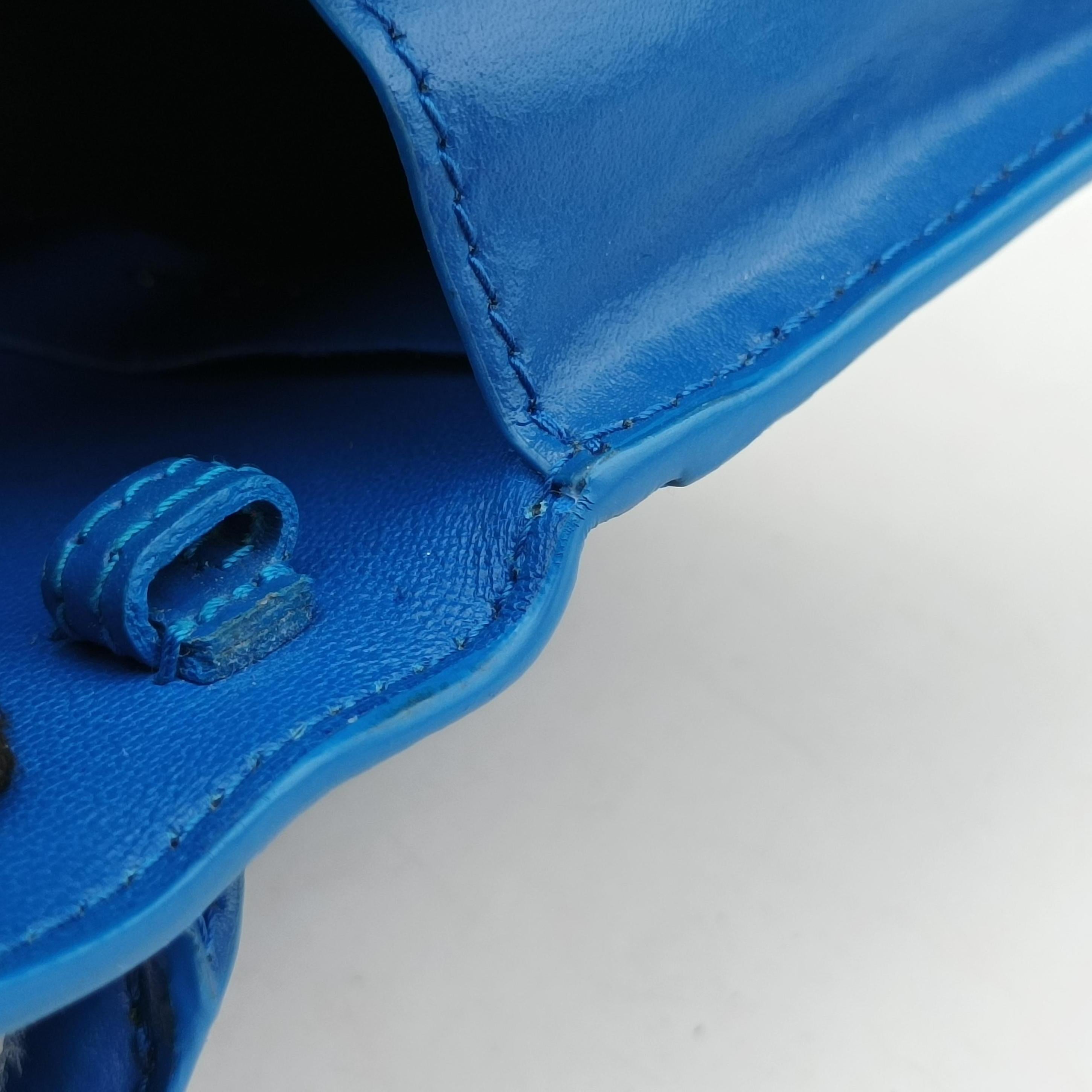 Hourglass Mini Blue leather 637372.4227.U.203437アワーグラス ミニ ブルー レザー 637372.4227.U.203437