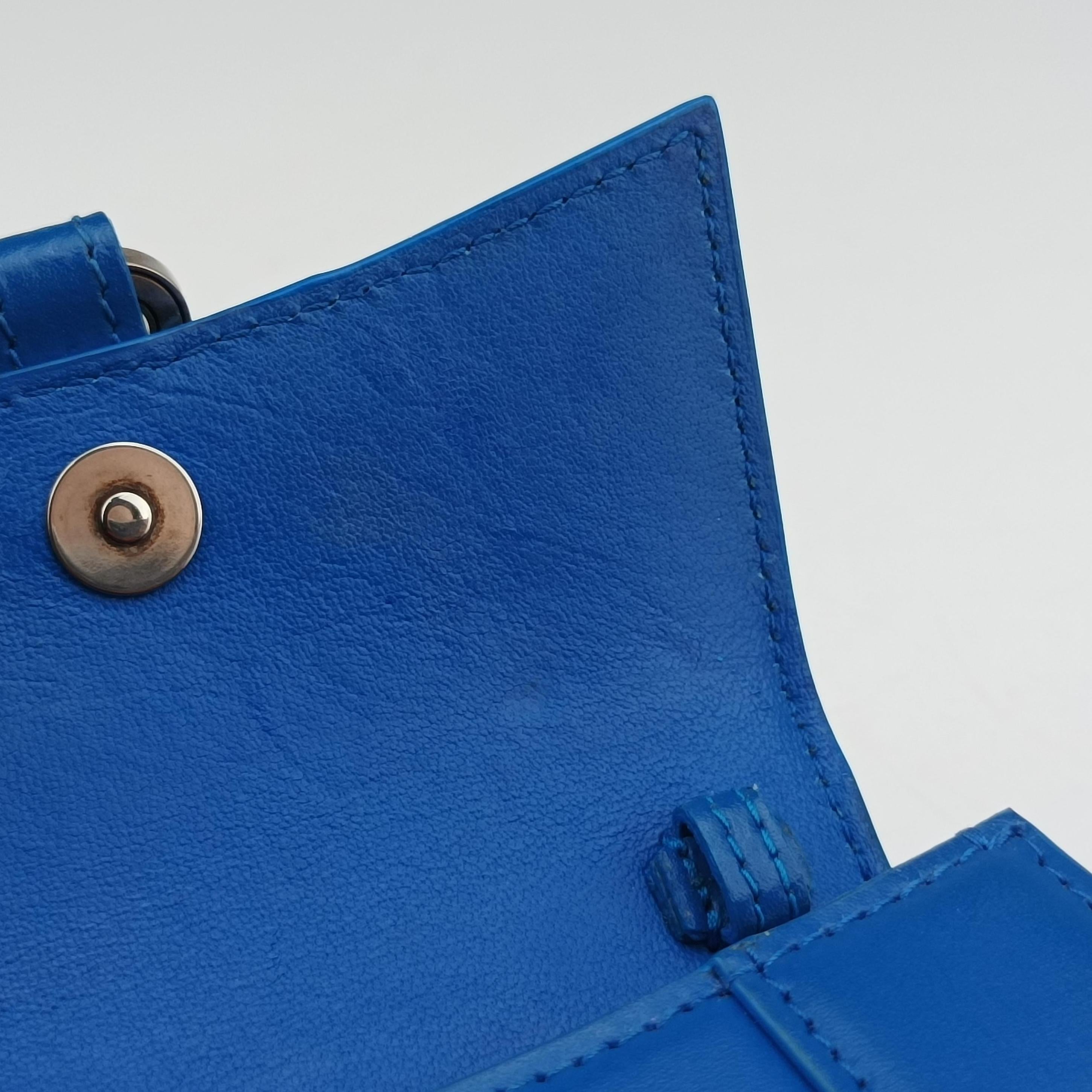 Hourglass Mini Blue leather 637372.4227.U.203437アワーグラス ミニ ブルー レザー 637372.4227.U.203437