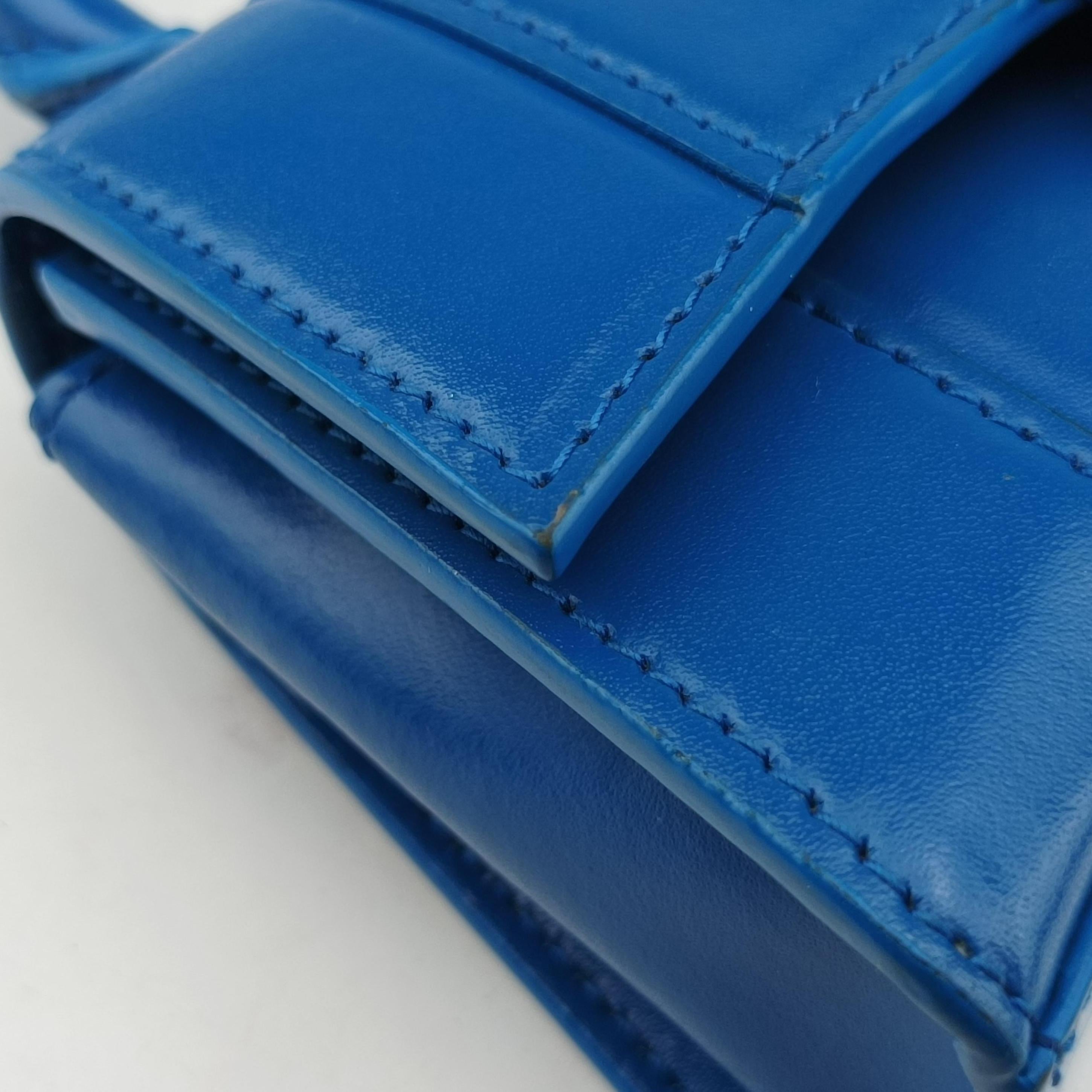 Hourglass Mini Blue leather 637372.4227.U.203437アワーグラス ミニ ブルー レザー 637372.4227.U.203437