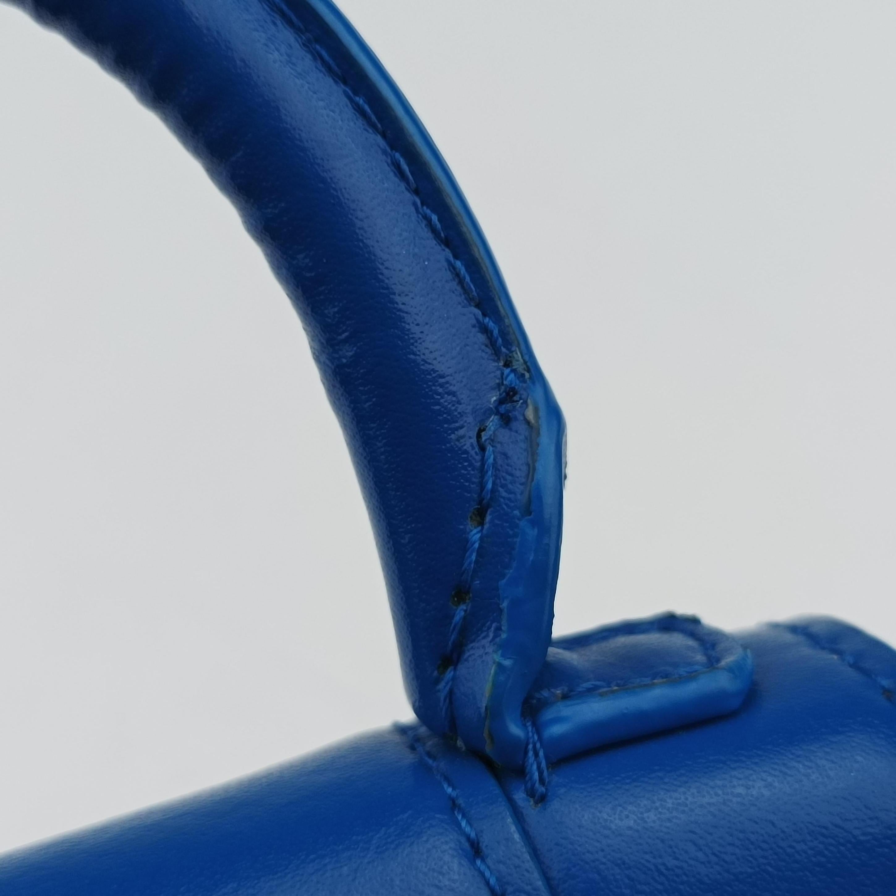 Hourglass Mini Blue leather 637372.4227.U.203437アワーグラス ミニ ブルー レザー 637372.4227.U.203437