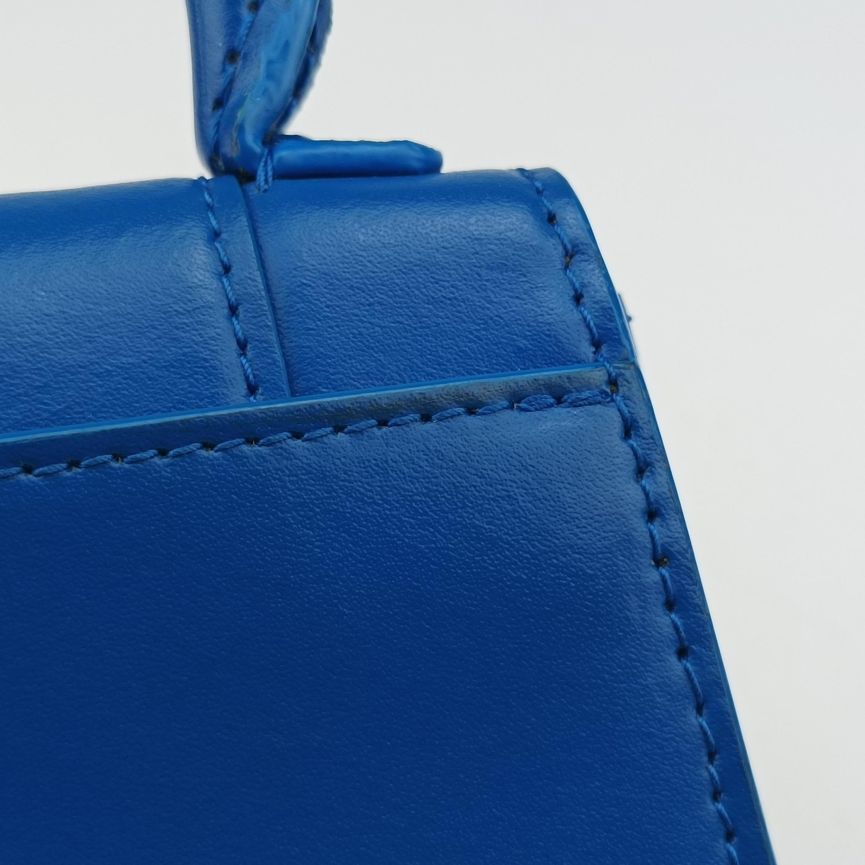 Hourglass Mini Blue leather 637372.4227.U.203437アワーグラス ミニ ブルー レザー 637372.4227.U.203437