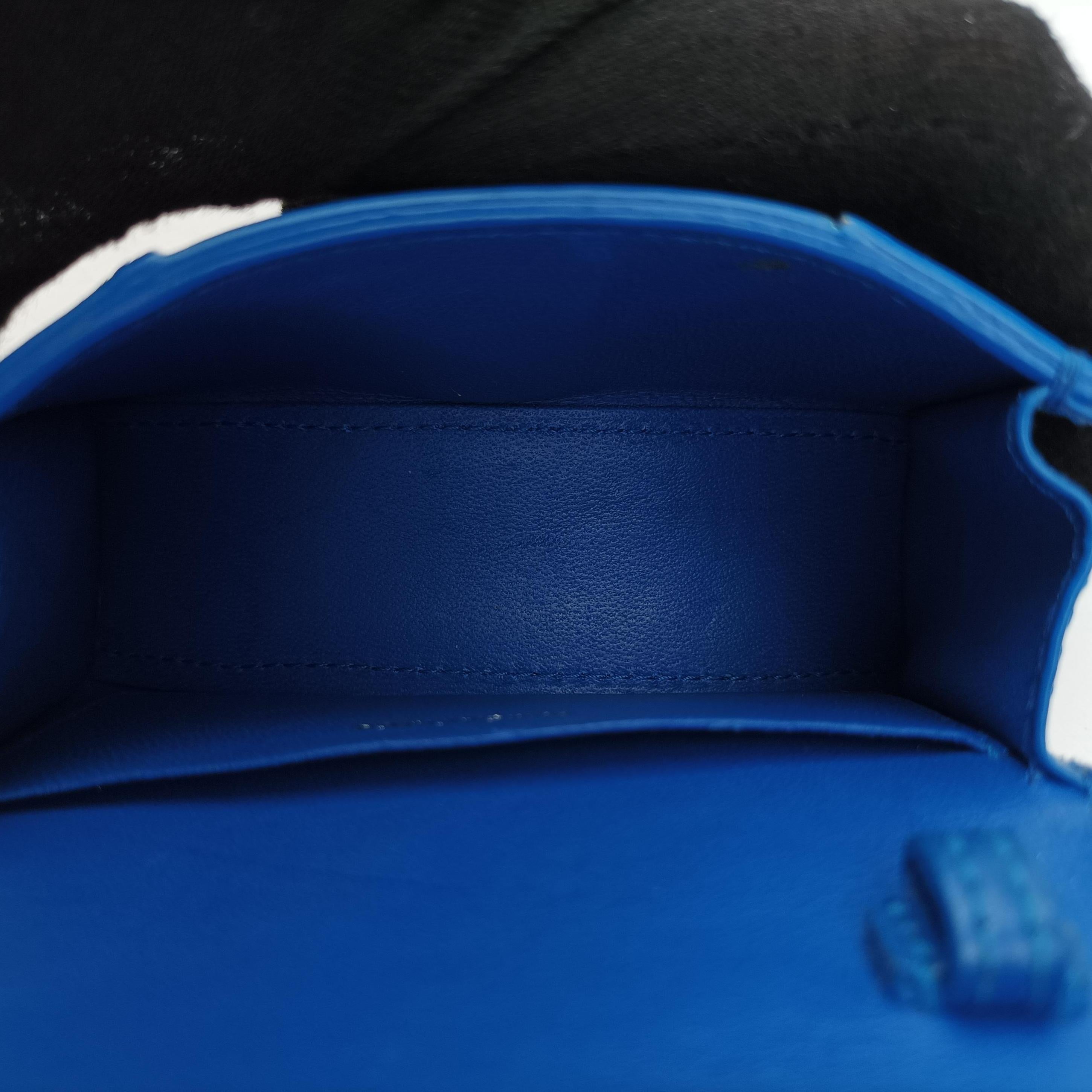 Hourglass Mini Blue leather 637372.4227.U.203437アワーグラス ミニ ブルー レザー 637372.4227.U.203437