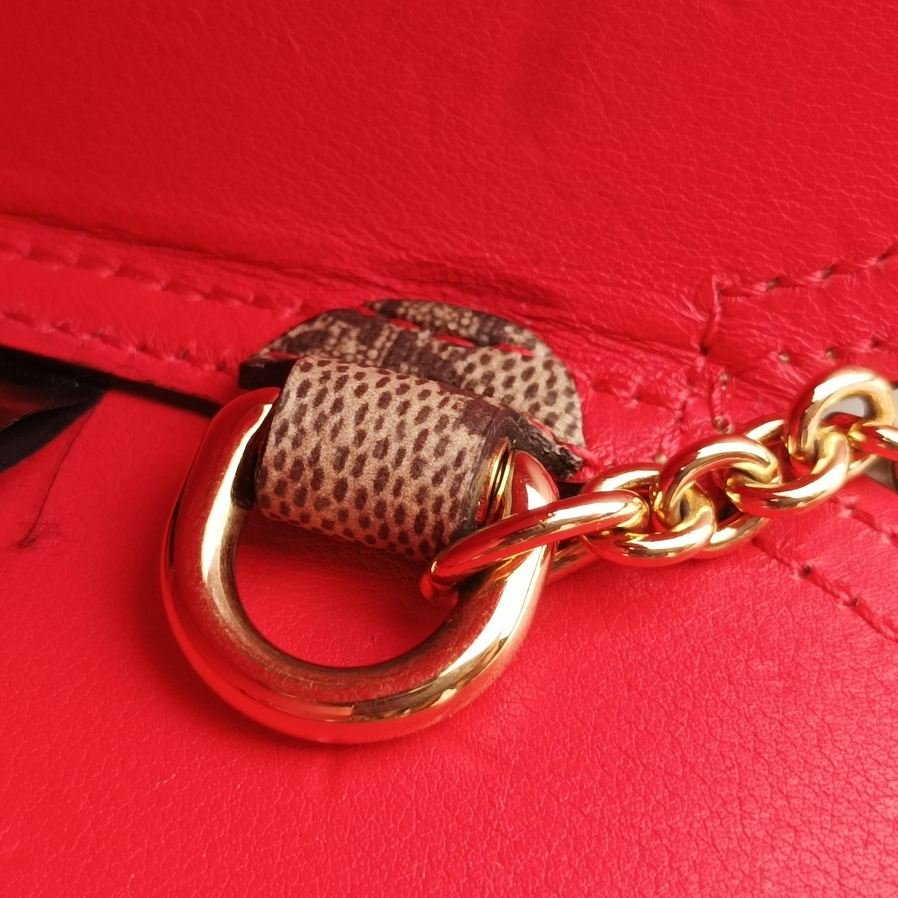 love heart Brown PVC coated canvas 678133 G036890034ラブ ハート ブラウン PVCコーティングキャンバス 678133 G036890034