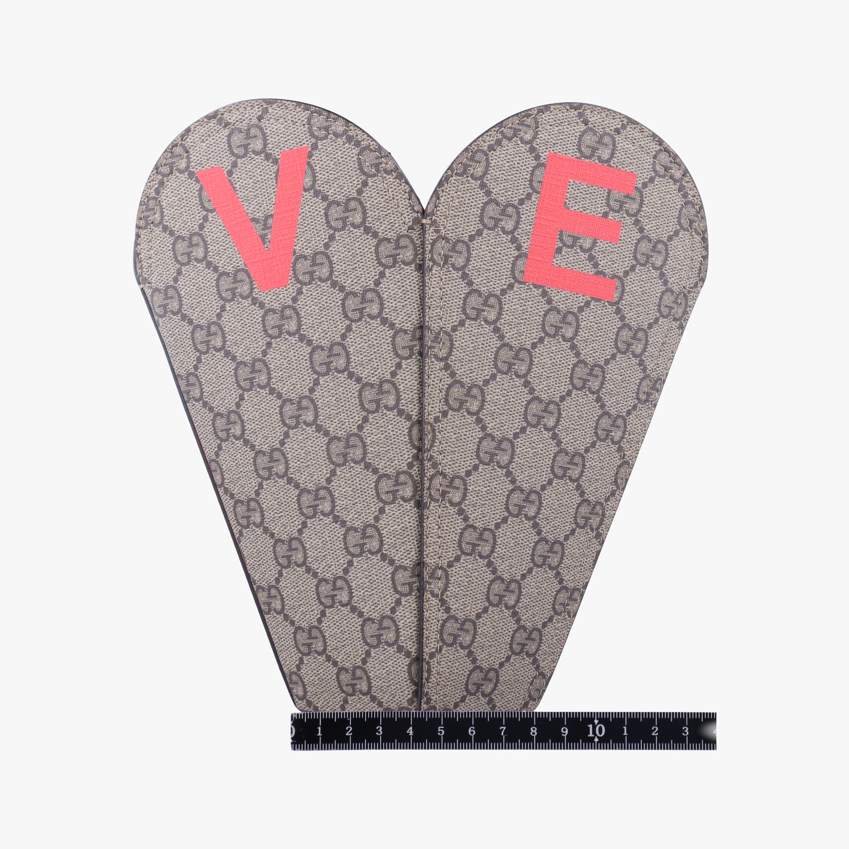 love heart Brown PVC coated canvas 678133 G036890034ラブ ハート ブラウン PVCコーティングキャンバス 678133 G036890034