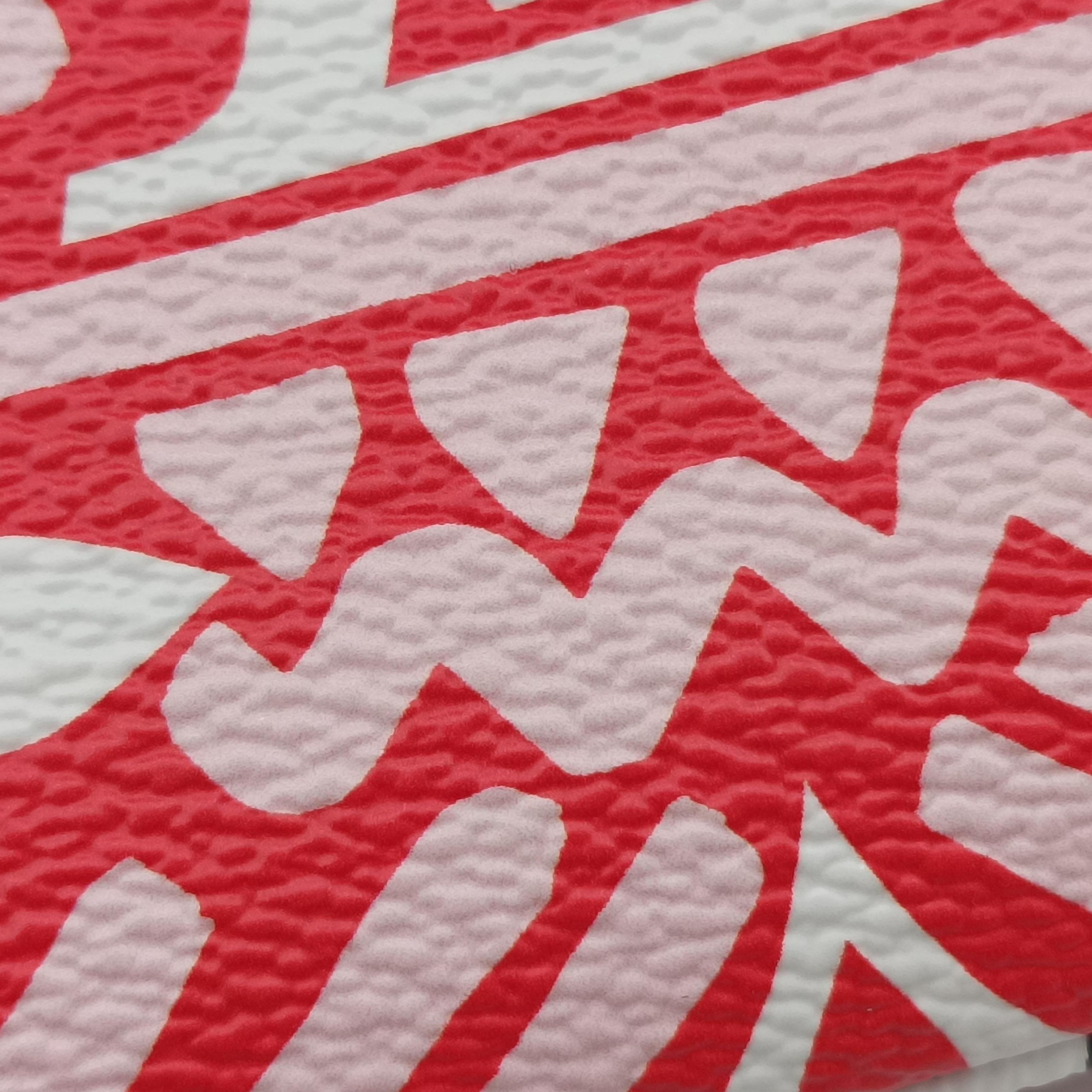 Crafty Pochette Double Zip cream×ROUGE Monogram Giant M69507 GI2250 IC Chipクラフティ ポシェット ドゥーブル ジップ クレーム×ルージュ モノグラム ジャイアント M69507 GI2250 ICチップ