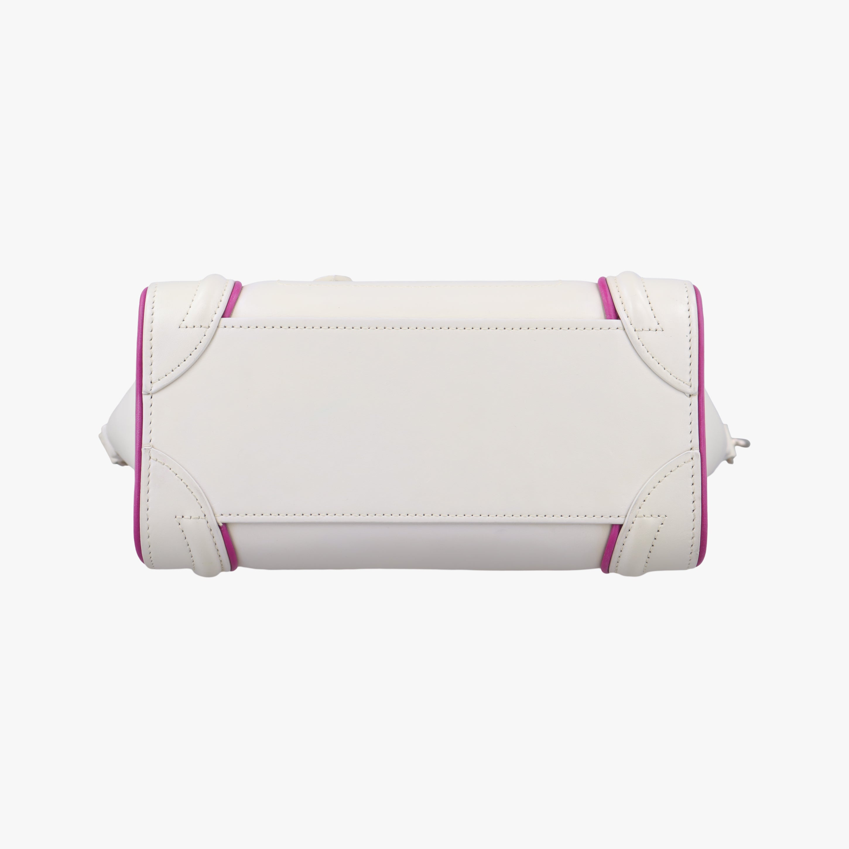 luggage nano shopper White×pink Leather S-CU-4176ラゲージナノショッパー ホワイト×ピンク レザー S-CU-4176