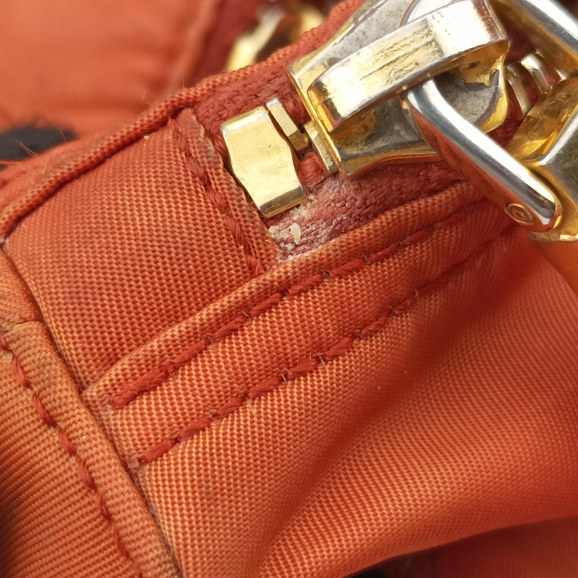 VELA Orange Nylon × Leather BT1738 31 4ヴェラ オレンジ ナイロン × レザー BT1738 31 4