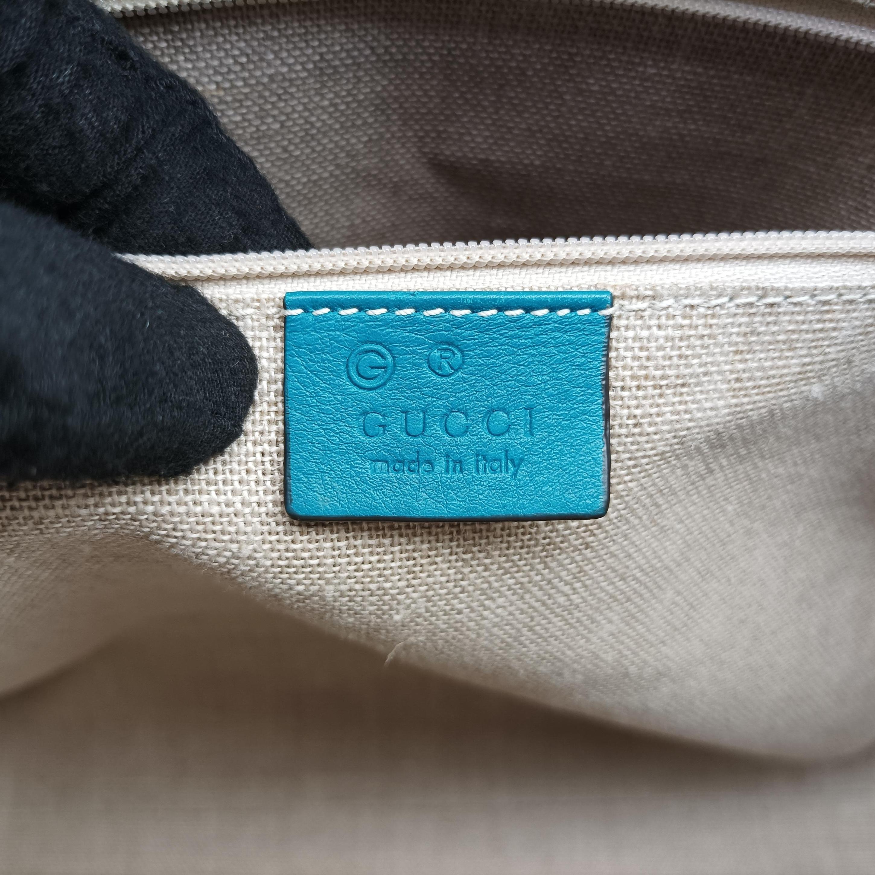 Microguccissima Blue Leather 449657 F021055535マイクログッチシマ ブルー レザー 449657 F021055535