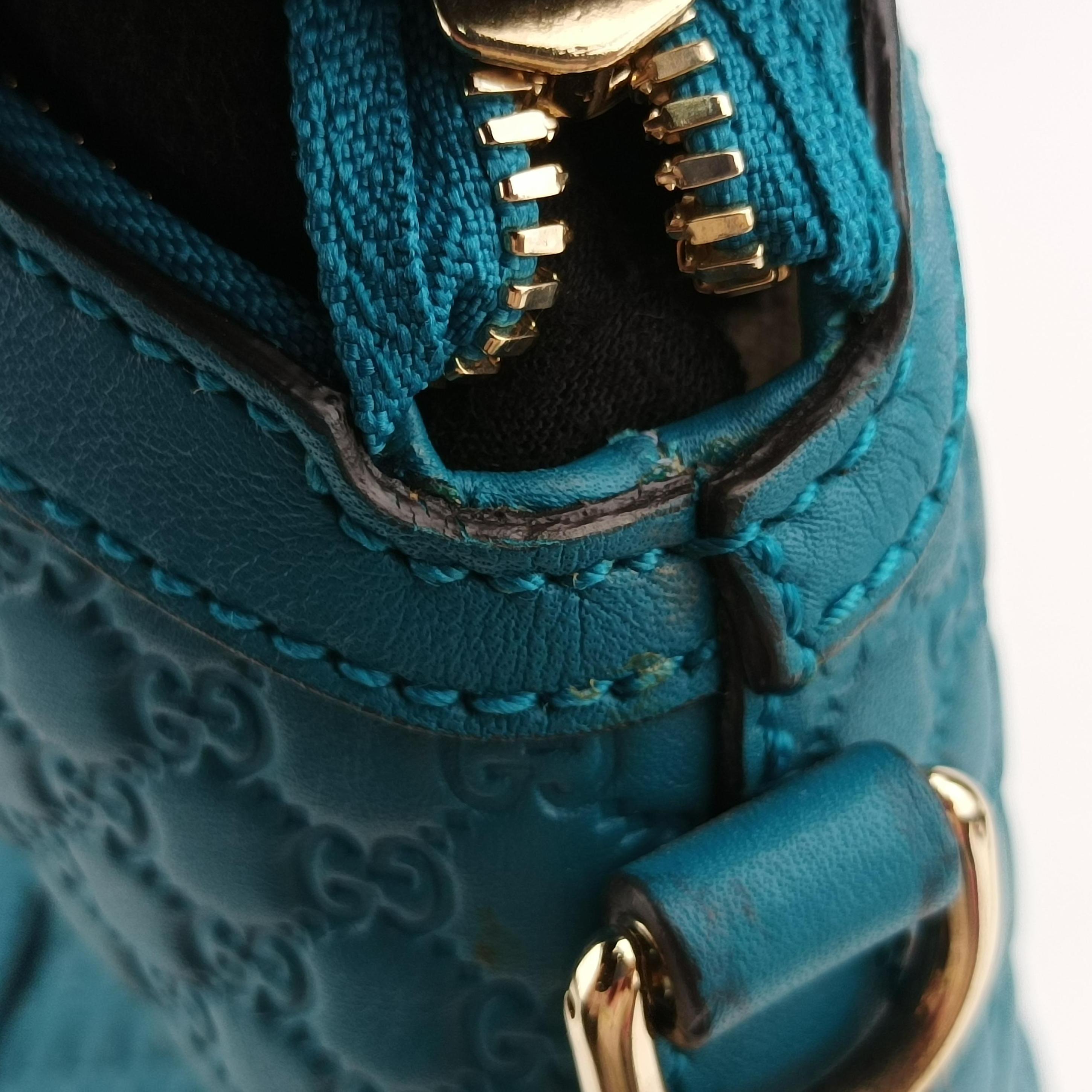 Microguccissima Blue Leather 449657 F021055535マイクログッチシマ ブルー レザー 449657 F021055535