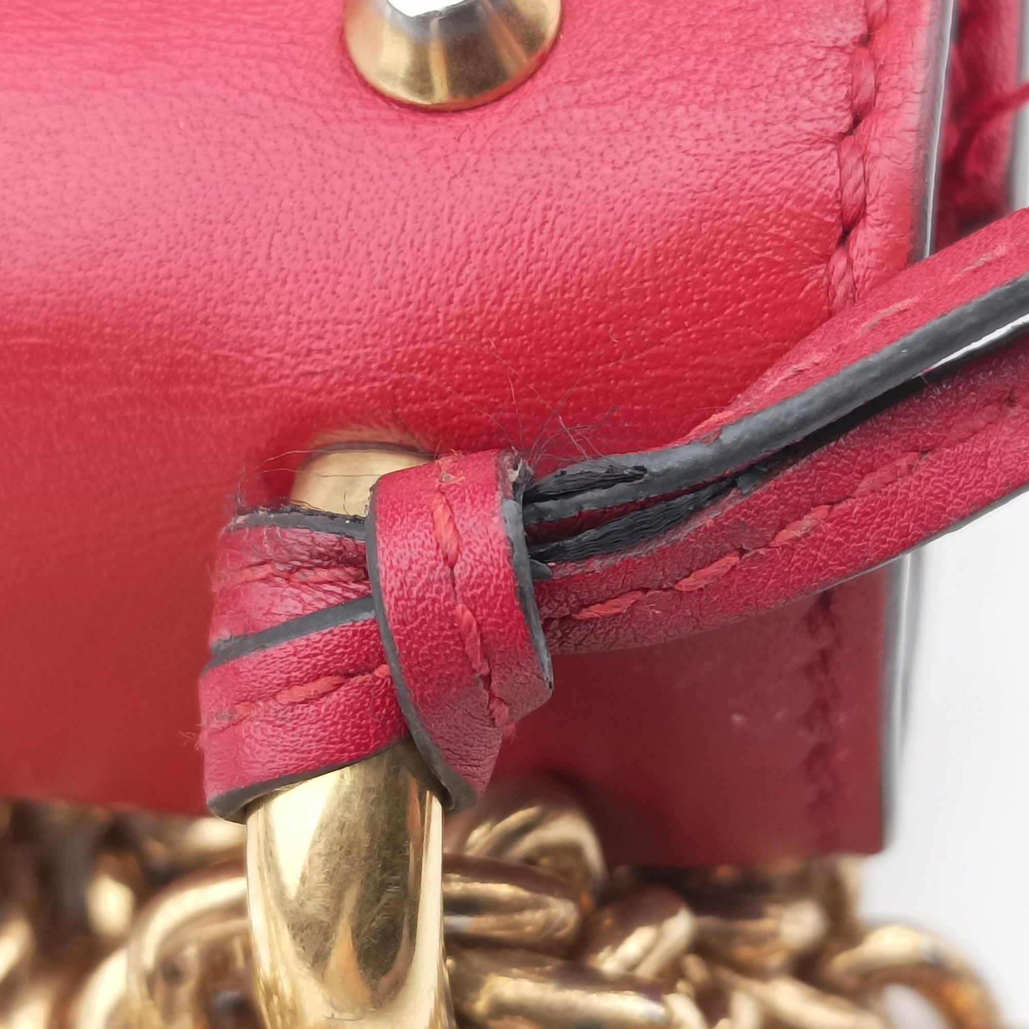 Padlock Red Leather 432182 F021822215パドロック レッド レザー 432182 F021822215