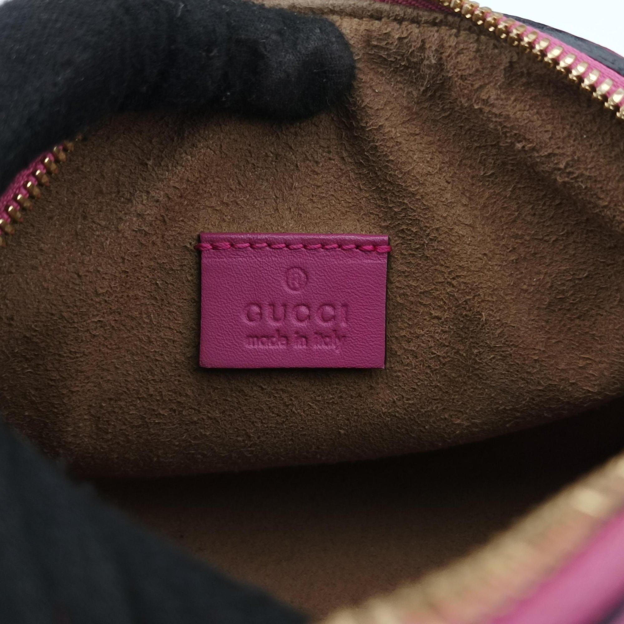 GG SUPREME Beige x Red x Pink PVC coated canvas×leather 432123 B019791425GGスプリーム ベージュ×レッド×ピンク PVCコーティングキャンバス×レザー 432123 B019791425