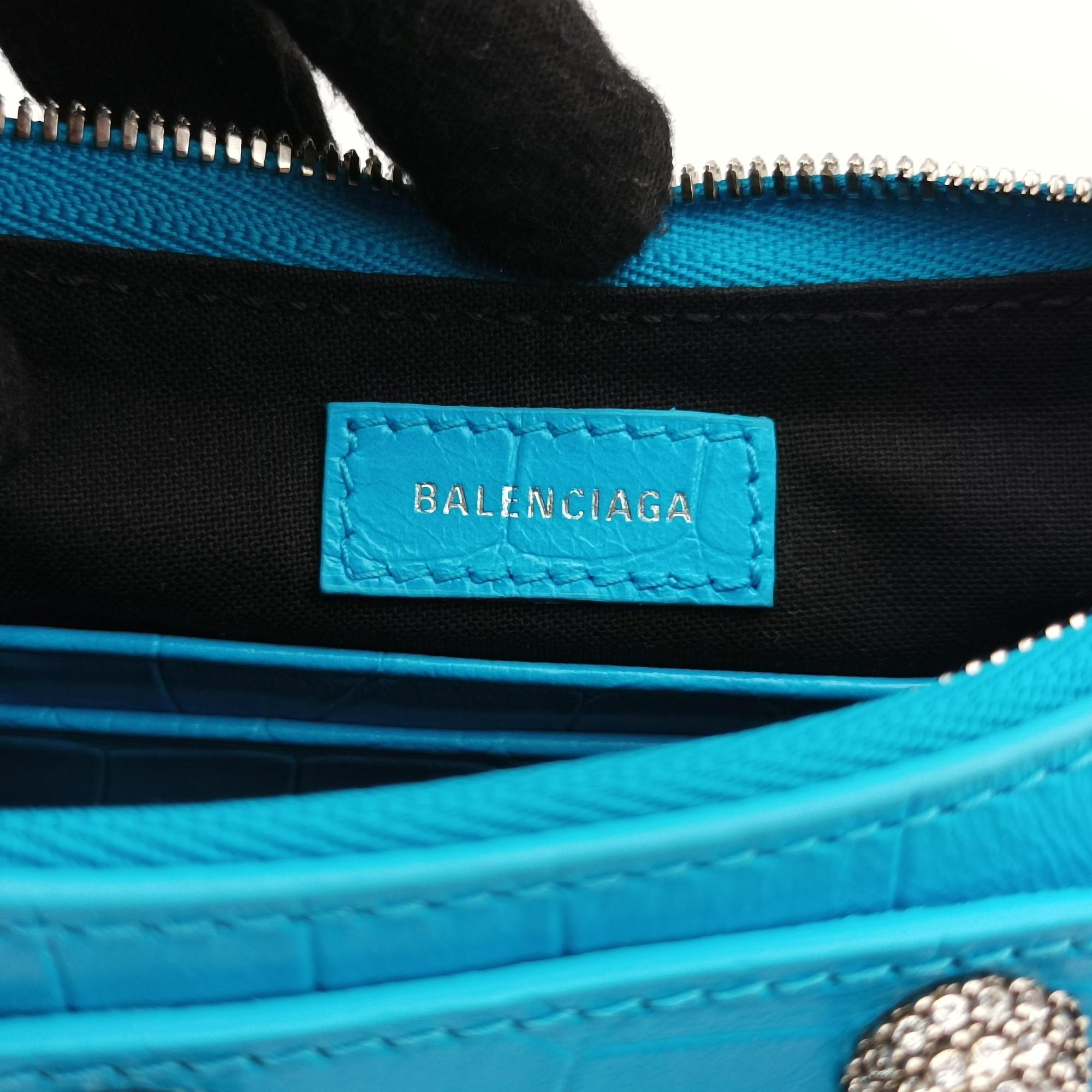 Le Cagole Blue Leather 695814.4624.R.584046ルカゴール ブルー レザー 695814.4624.R.584046