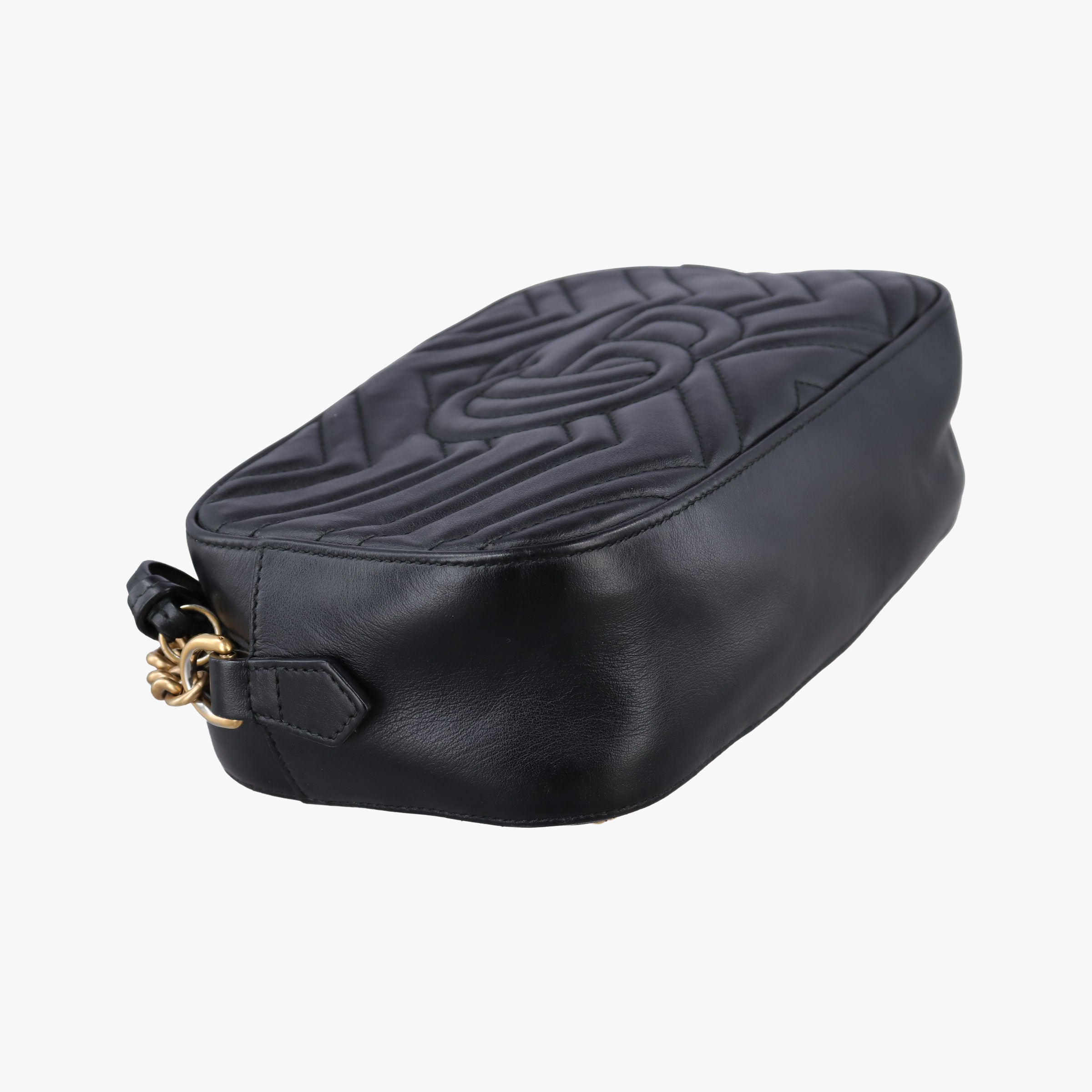 GG Marmont Animalier Black Leather 447632 D022503777GG マーモント アニマリエ ブラック レザー 447632 D022503777