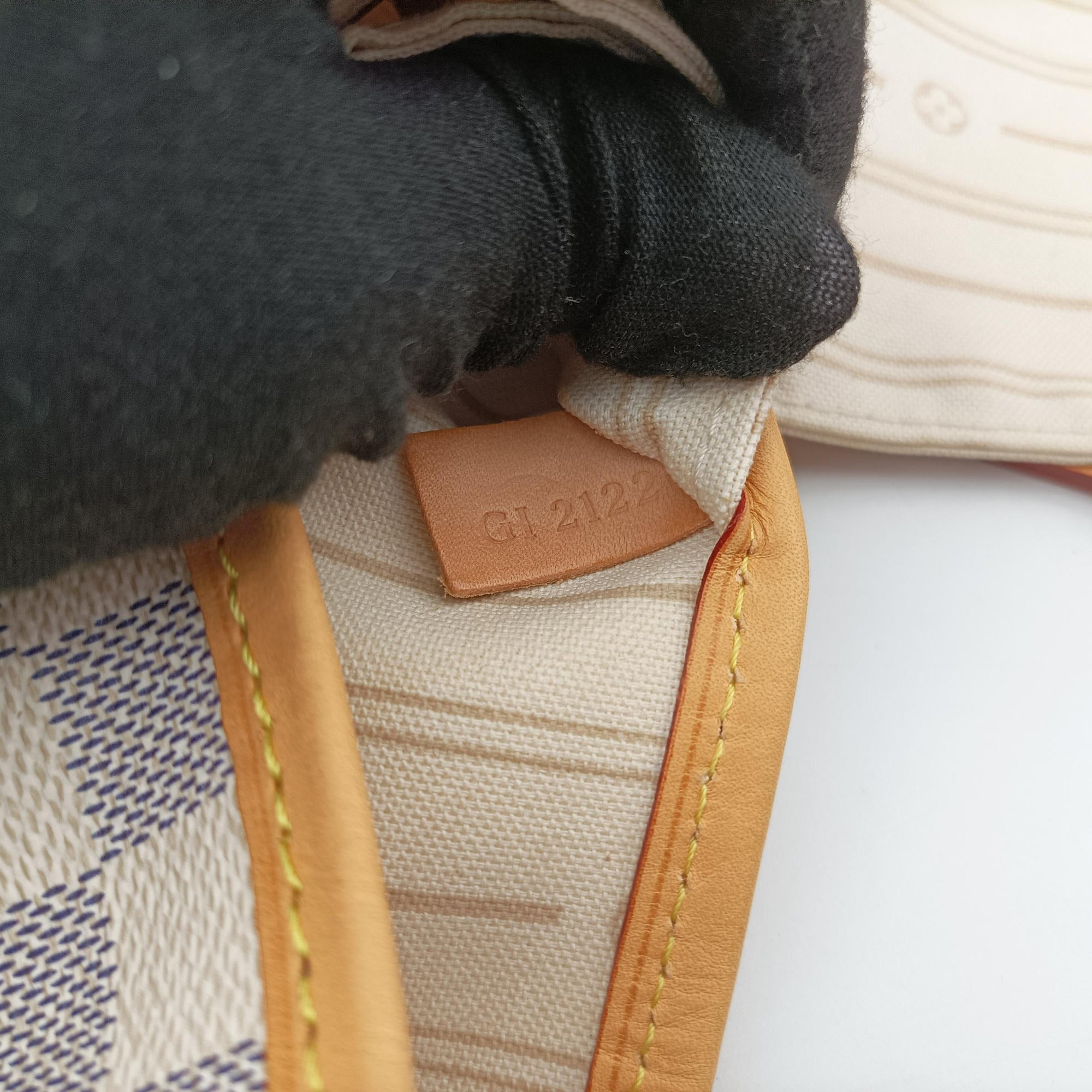 Neverfull MM Azur Damier Canvas N51107 GI2122ネヴァーフルMM アズール ダミエキャンバス N51107 GI2122