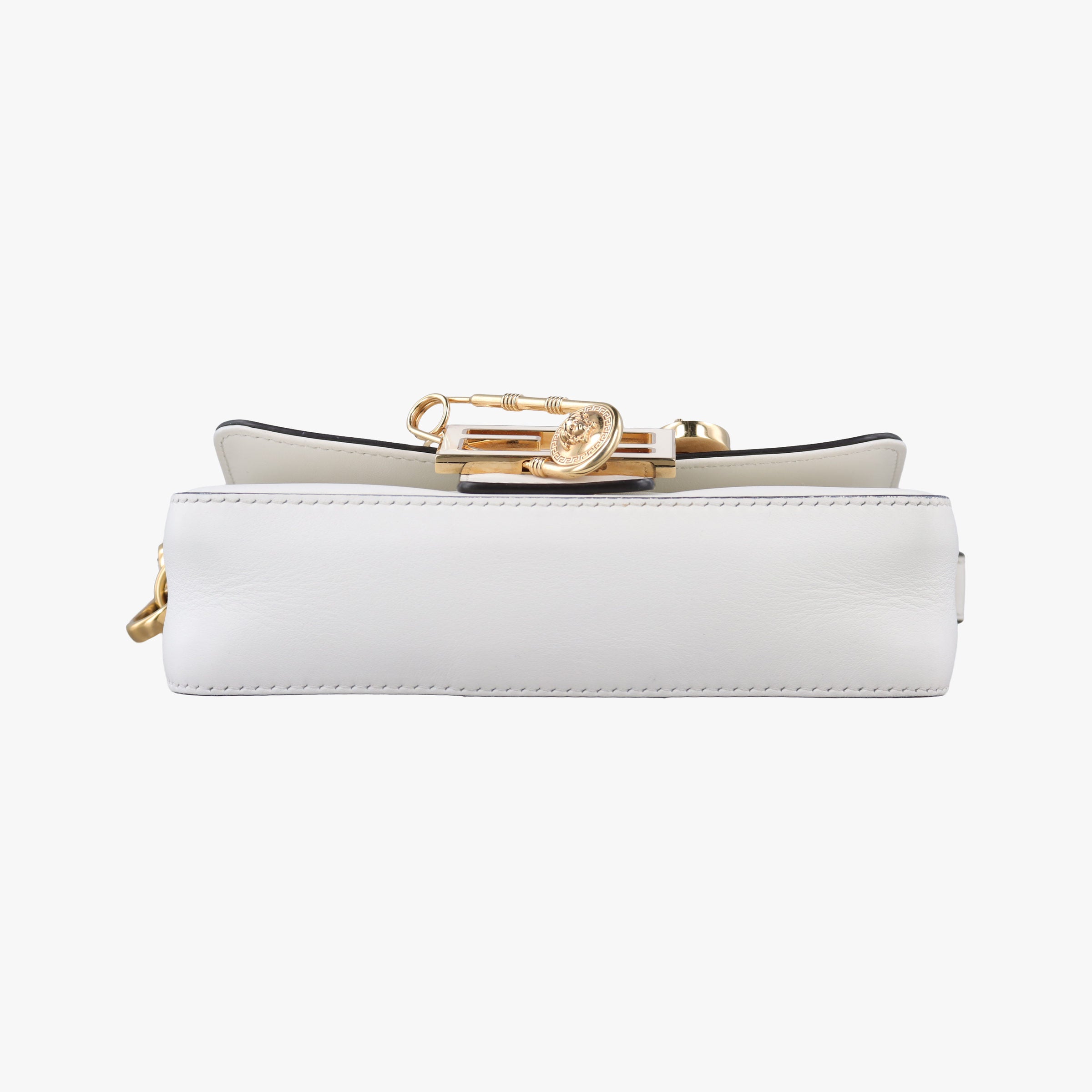 Fendace Brooch Mini Baguette White Leather 8BS066 8BS066-AJT6-228-10429フェンダース ブローチ ミニバゲット ホワイト レザー 8BS066 8BS066-AJT6-228-10429