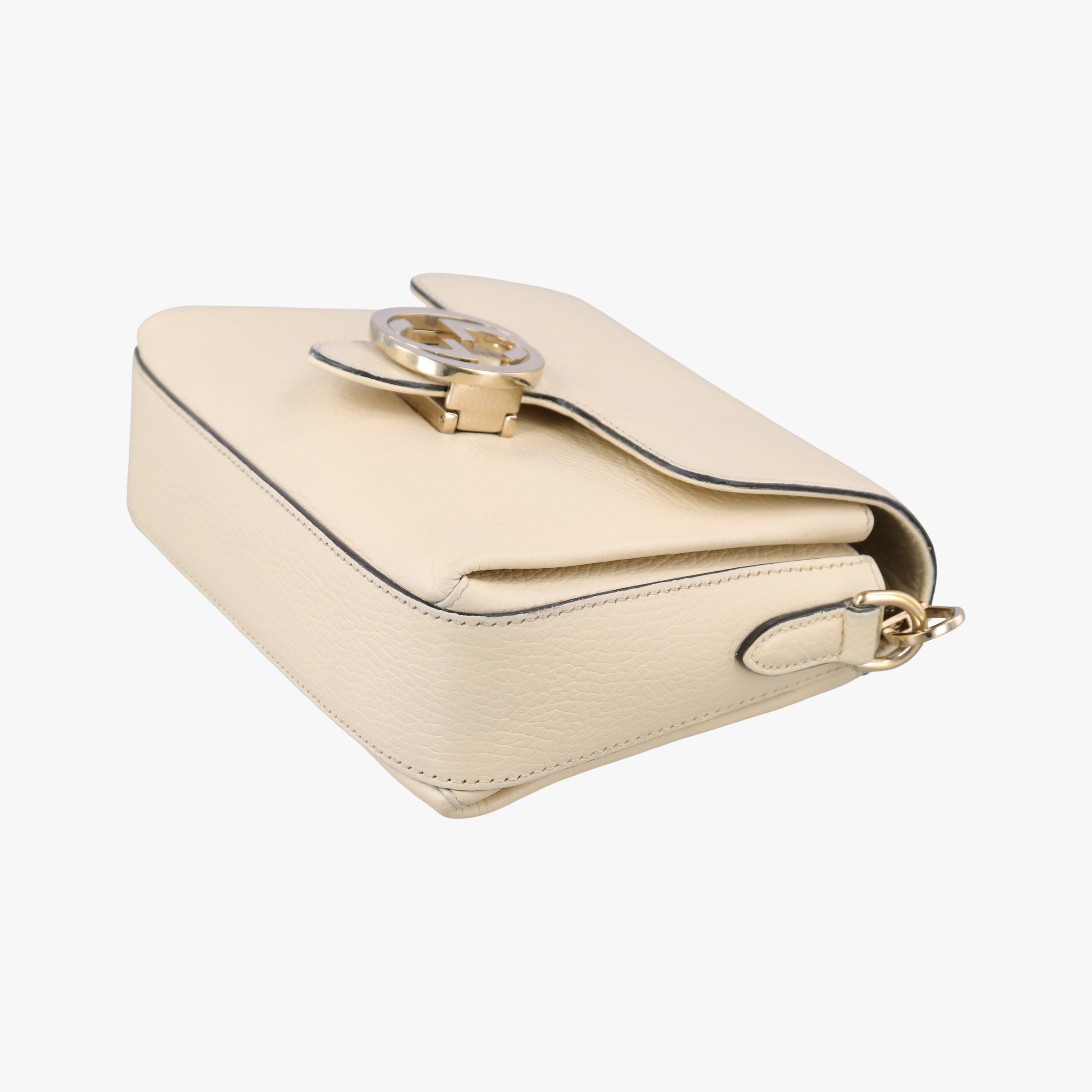 Interlocking G Ivory Leather 607720 A033720386インターロッキングG アイボリー レザー 607720 A033720386