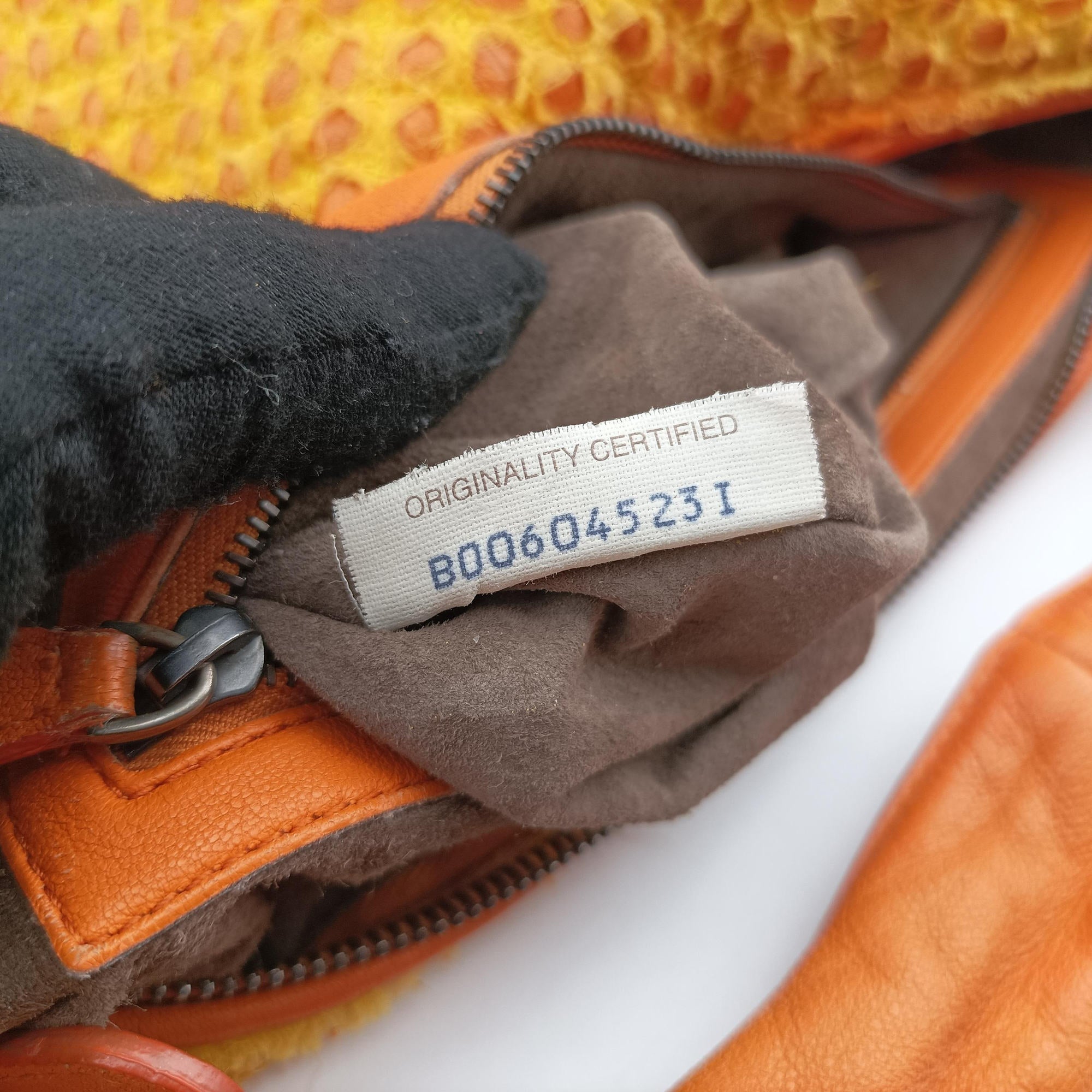 Veneta Yellow lambskin B006045231ヴェネタ イエロー ラムスキン B006045231