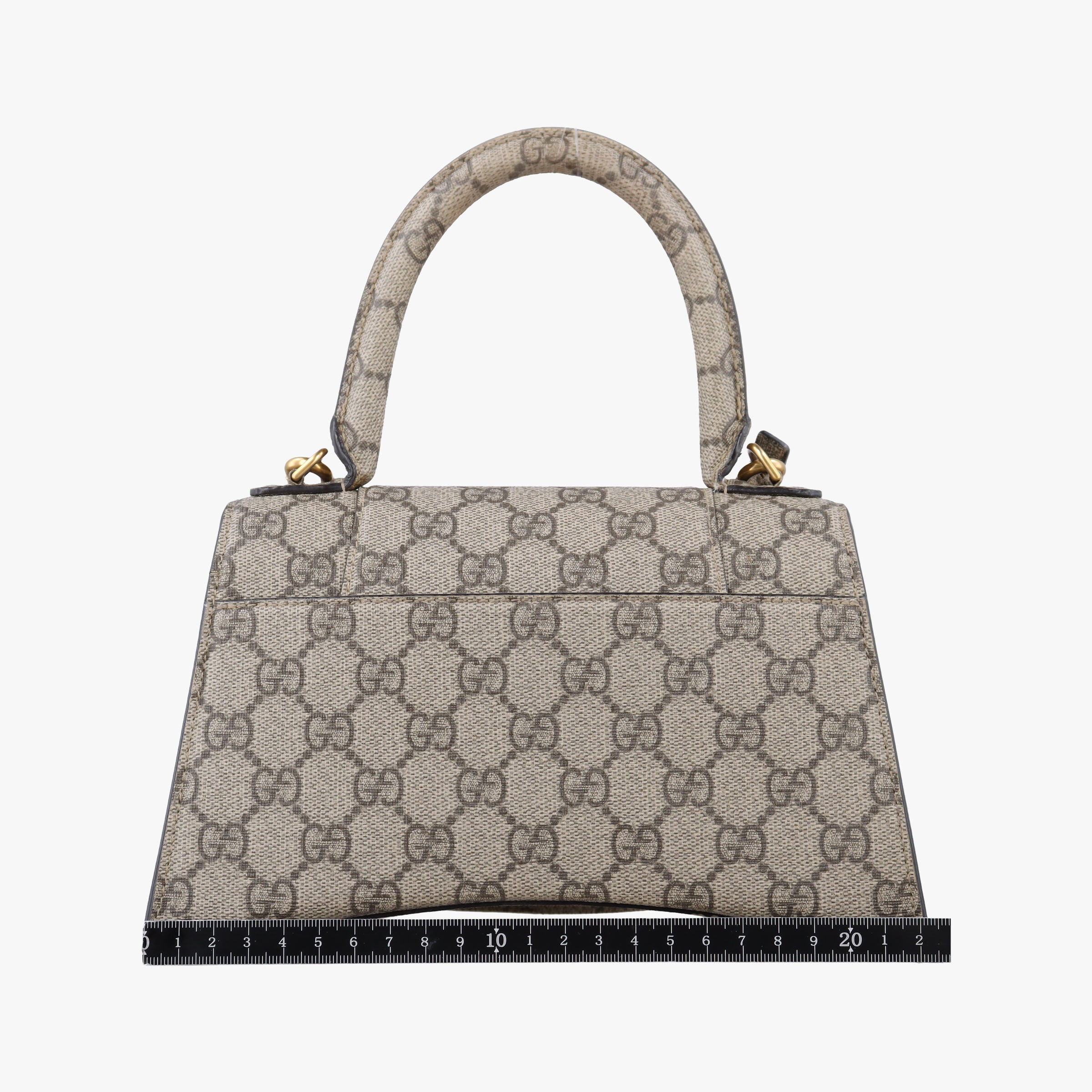 Hourglass Hacker Project Brown PVC coated canvas 681697 C036235430アワーグラス ハッカープロジェクト ブラウン PVCコーティングキャンバス 681697 C036235430