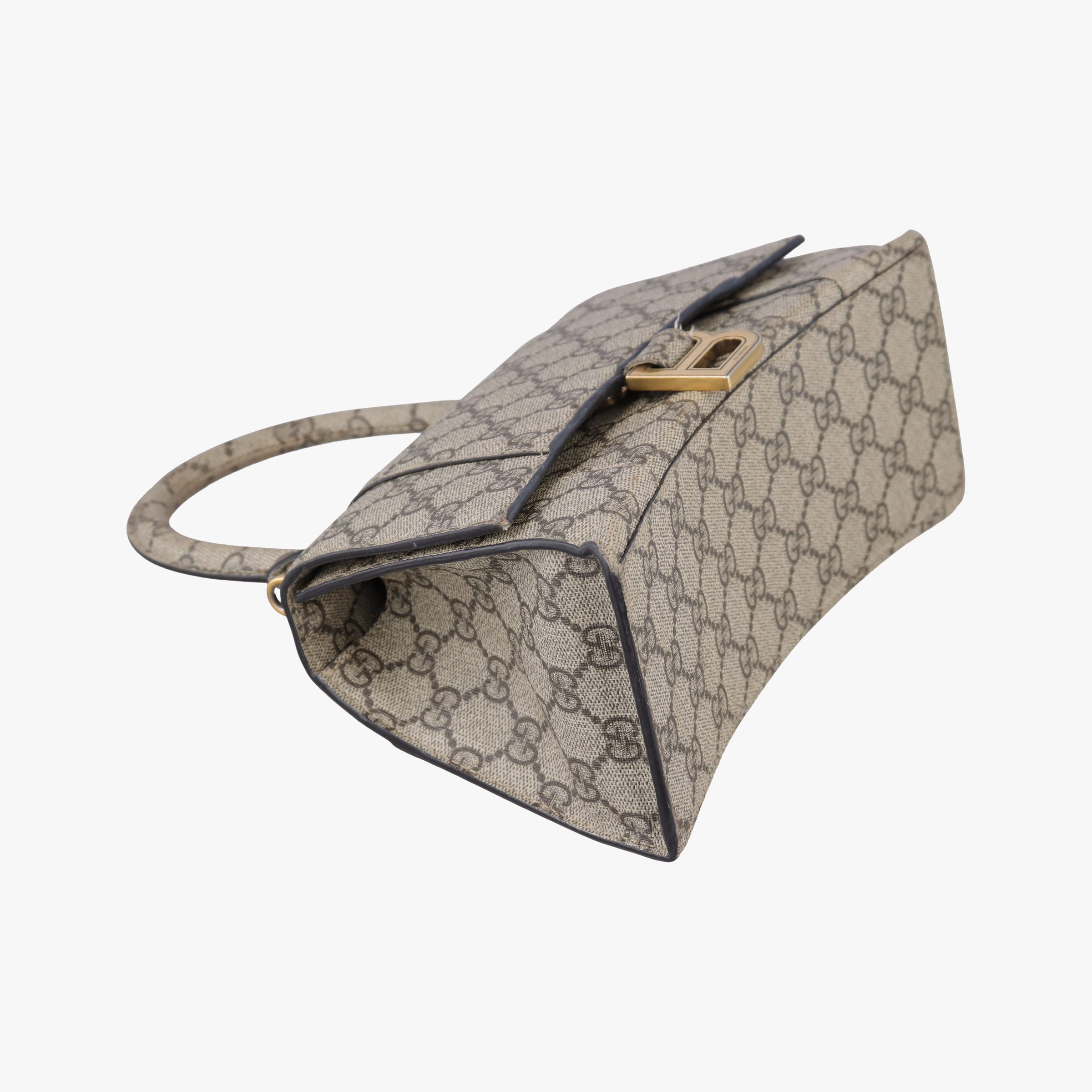 Hourglass Hacker Project Brown PVC coated canvas 681697 C036235430アワーグラス ハッカープロジェクト ブラウン PVCコーティングキャンバス 681697 C036235430