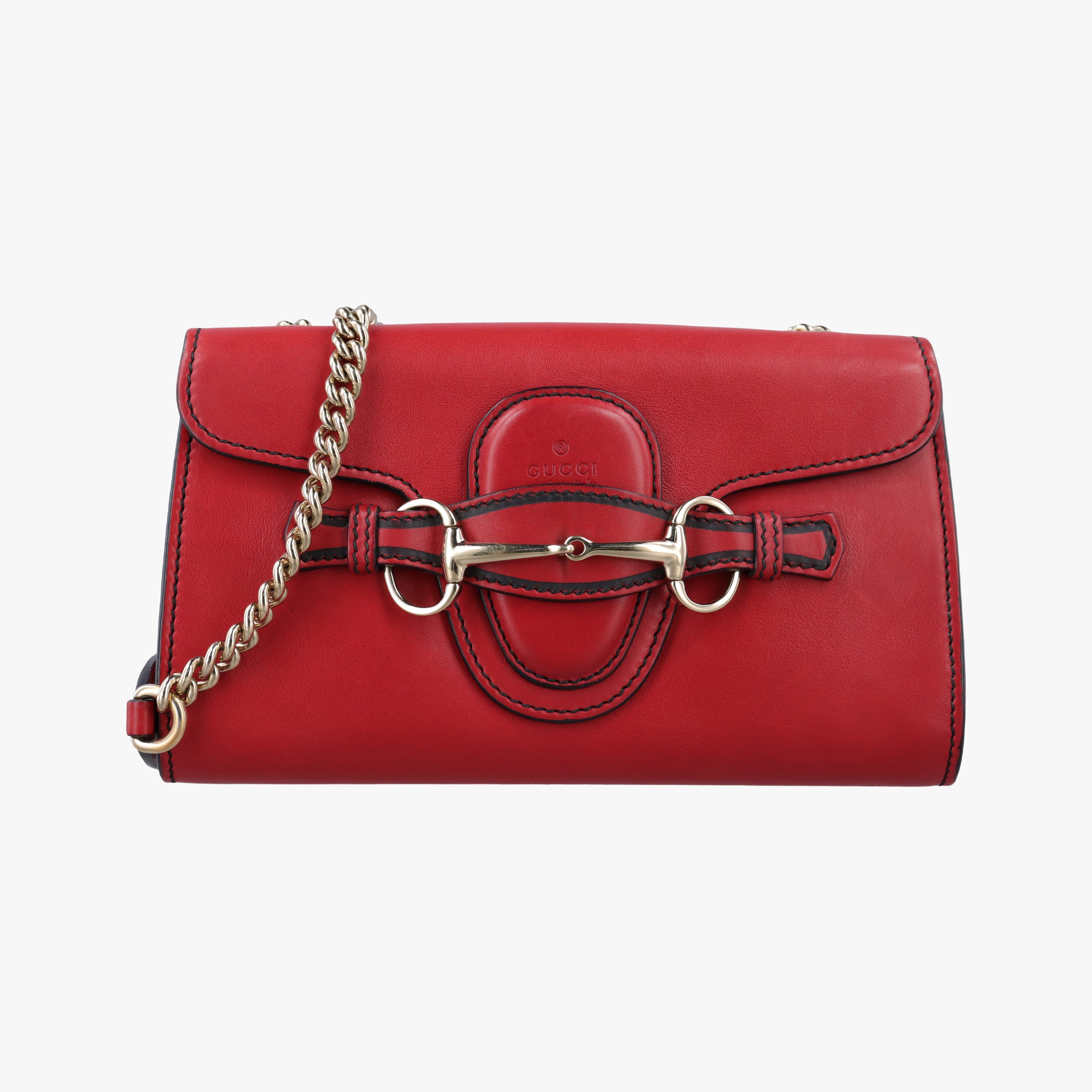 Emily Red Leather 283063 A010826132エミリー レッド レザー 283063 A010826132