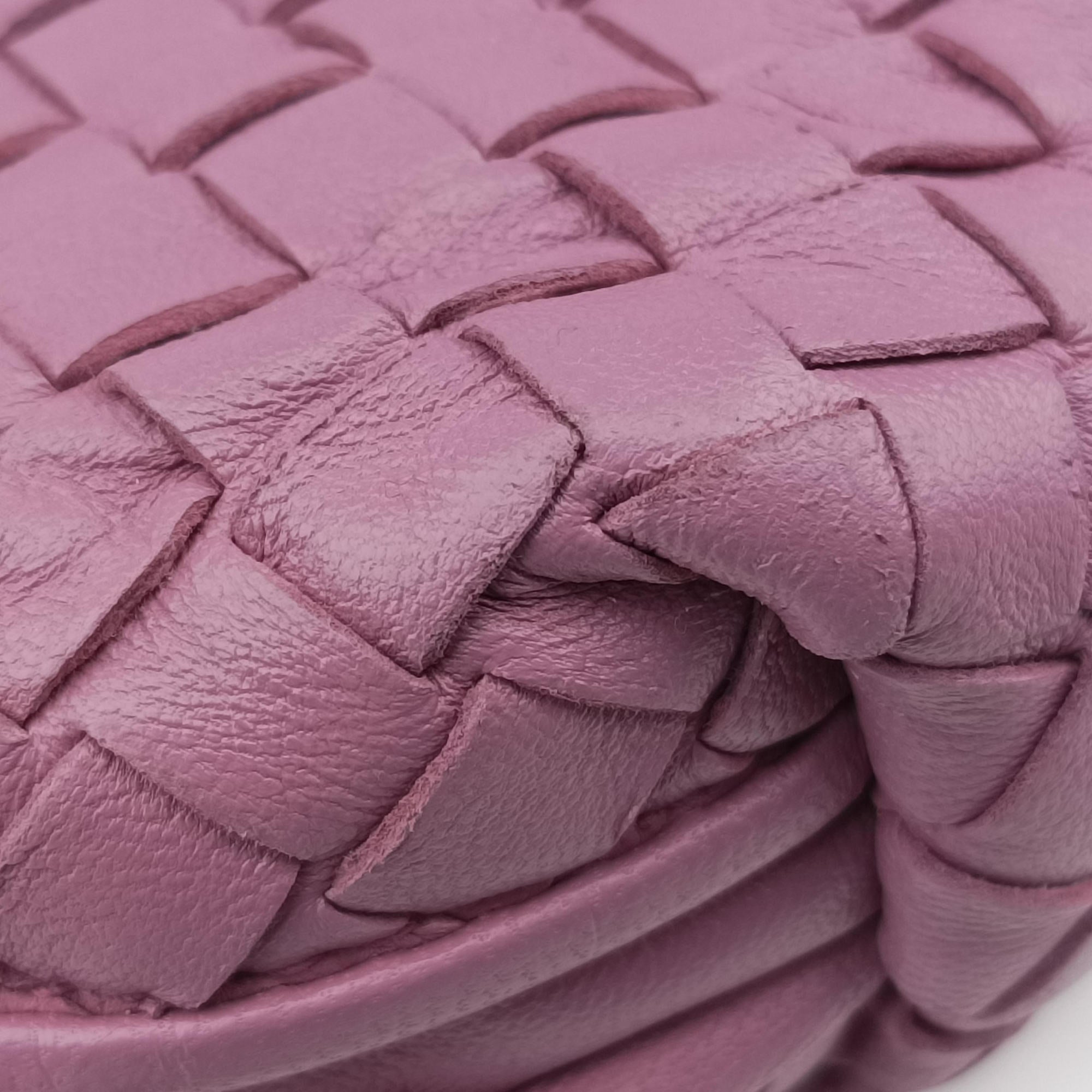 NODINI Intrecciato Purple lambskin B07187348Wノディーニ イントレチャート パープル ラムスキン B07187348W