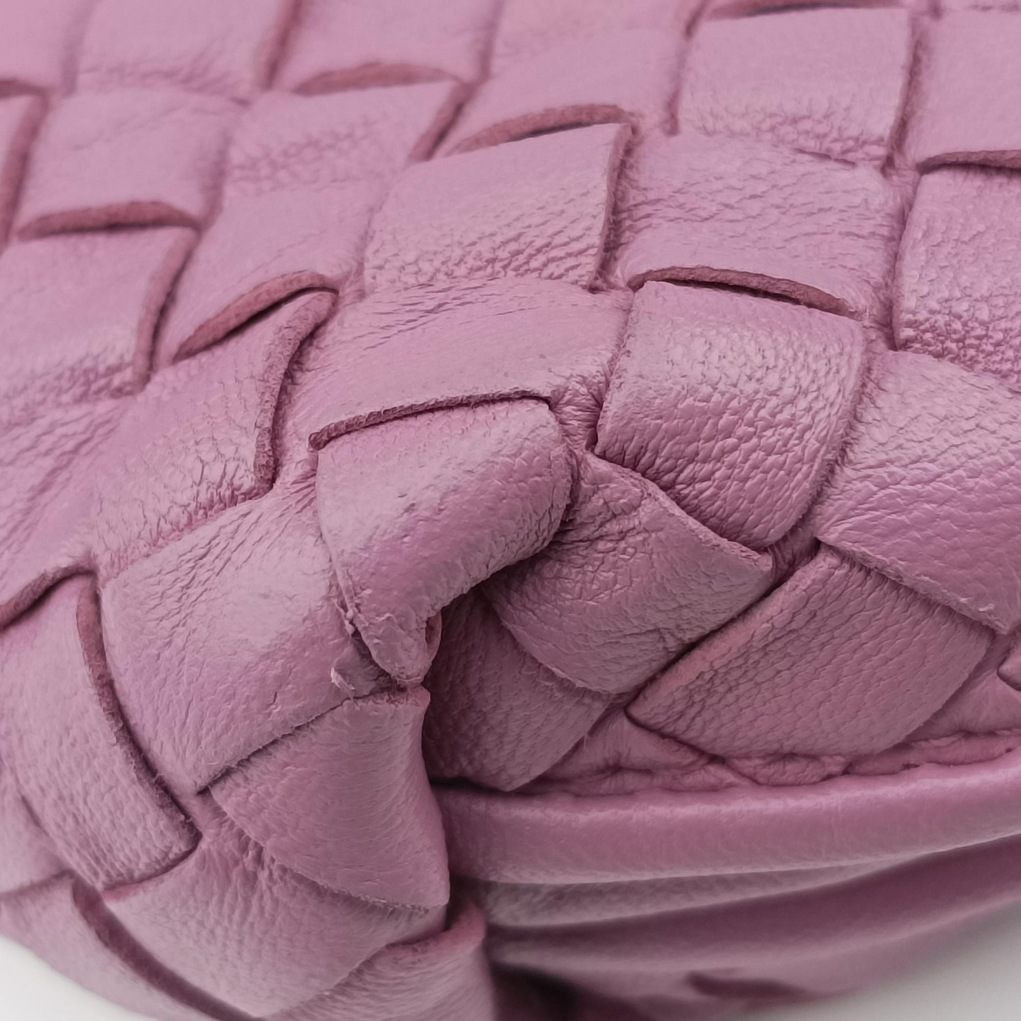 NODINI Intrecciato Purple lambskin B07187348Wノディーニ イントレチャート パープル ラムスキン B07187348W