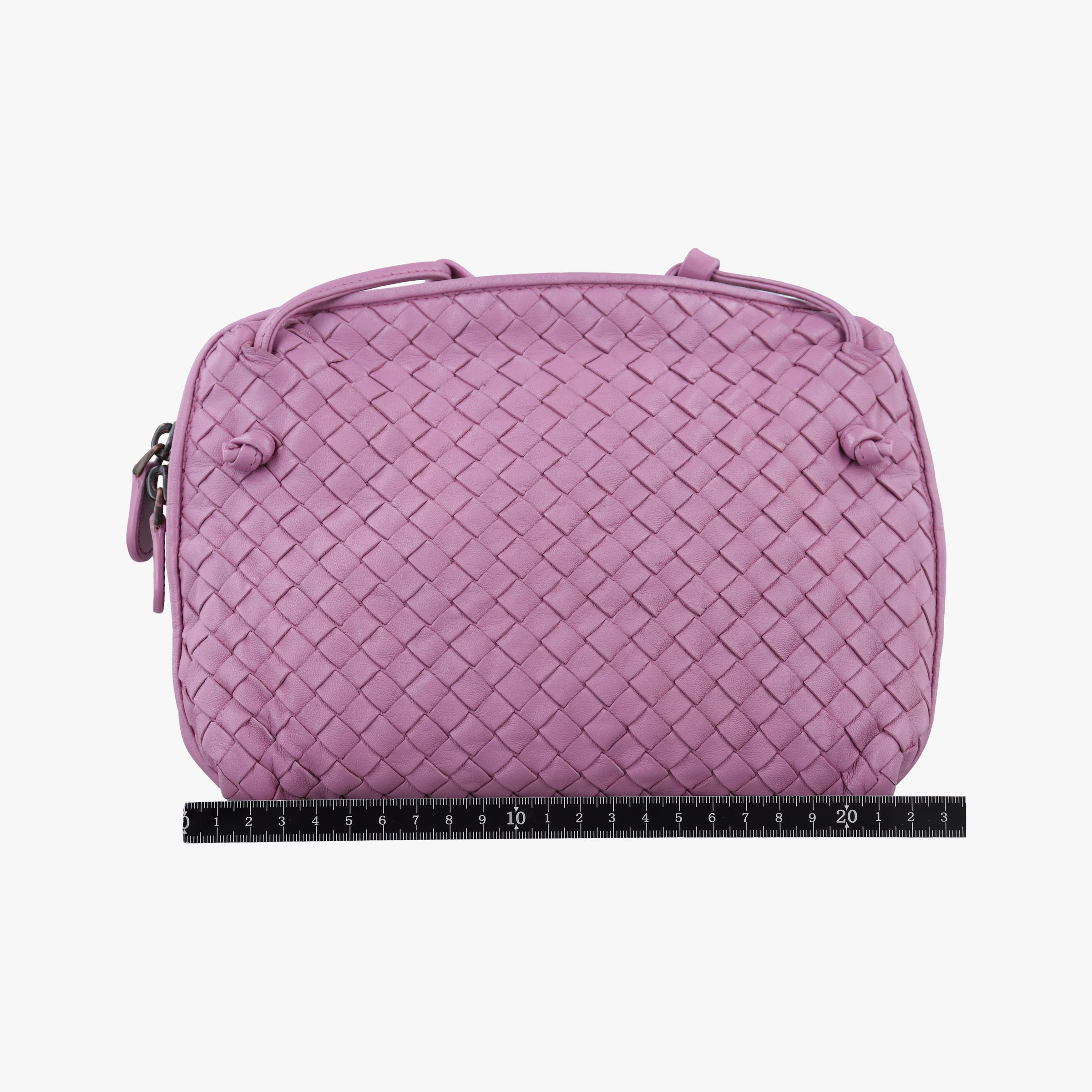 NODINI Intrecciato Purple lambskin B07187348Wノディーニ イントレチャート パープル ラムスキン B07187348W