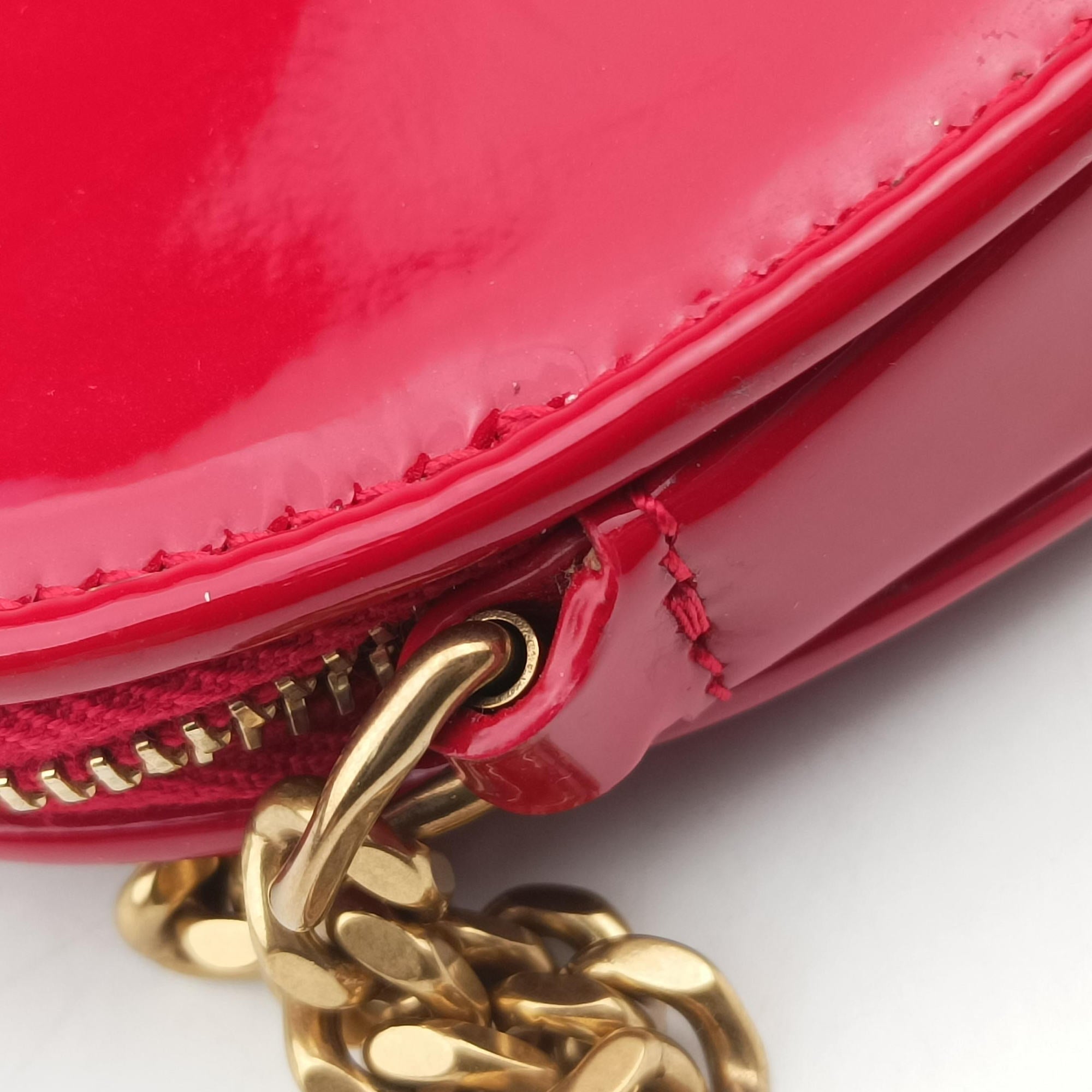 love heart Red Patent 540694 BRS·540694·0618ラブ ハート型 レッド パテント 540694 BRS·540694·0618