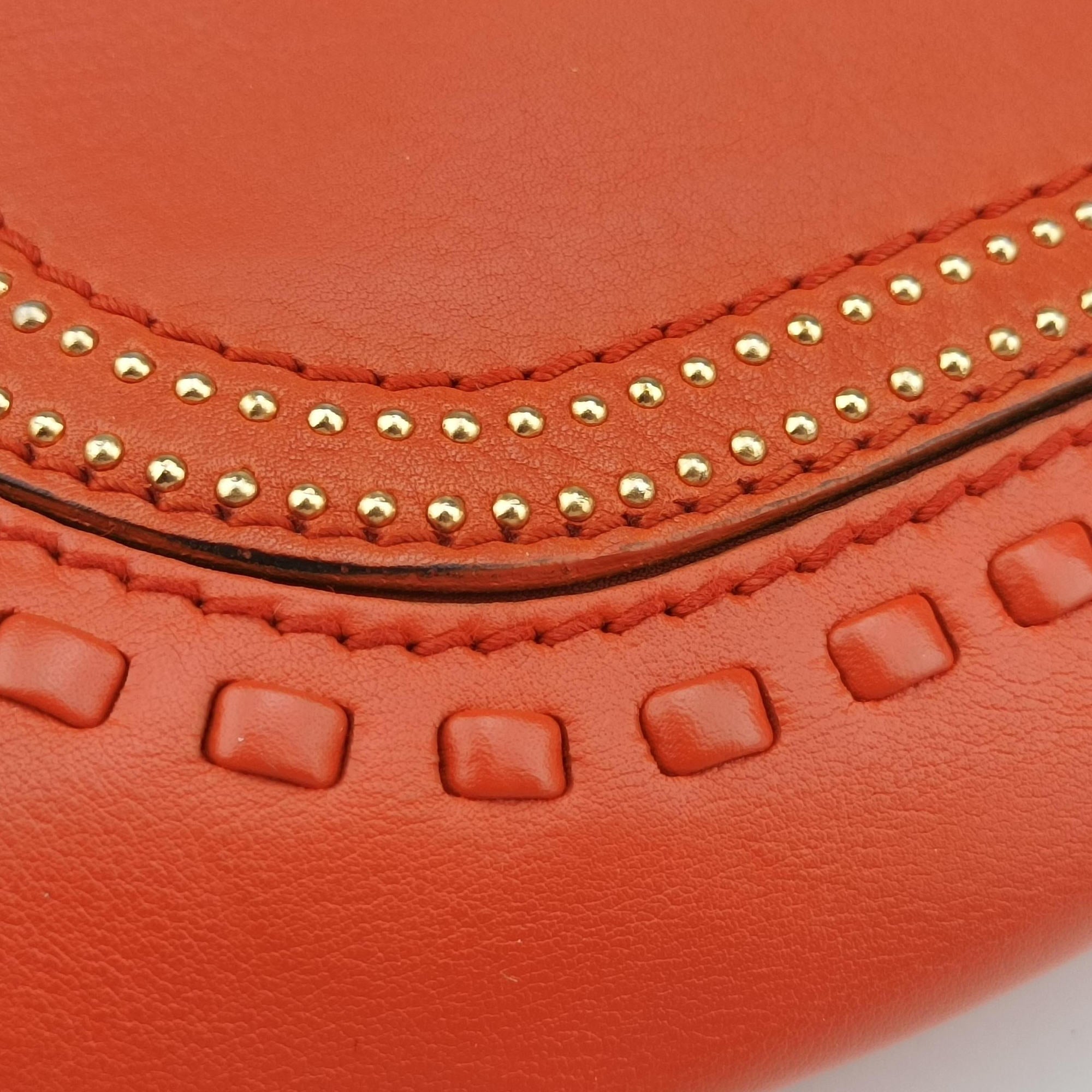 Snaffle Bit Orange Leather 263955 A8801082スナッフルビット オレンジ レザー 263955 A8801082