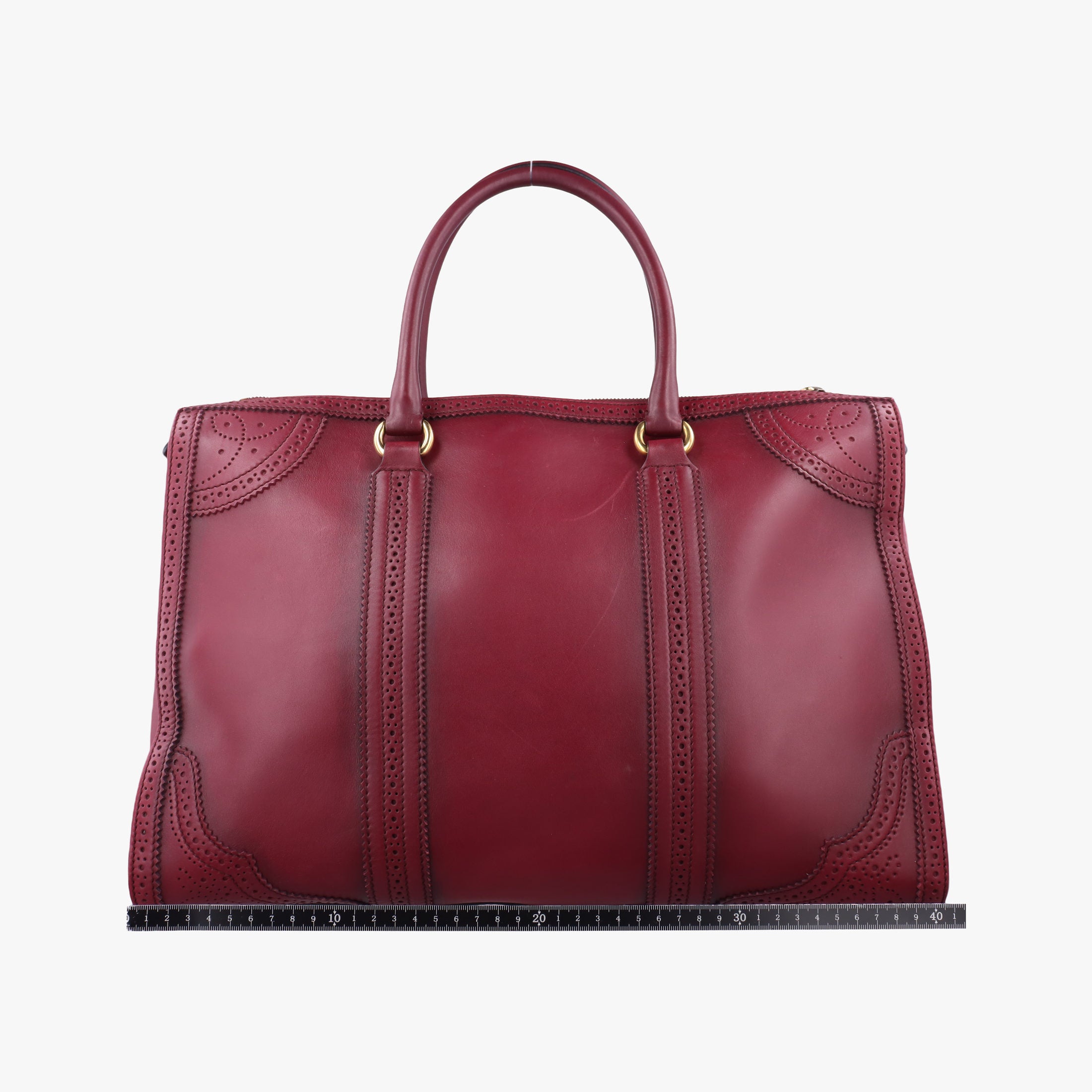 Duilio Brogue Burgundy Leather 296903 A012293424デュイリオ ブローグ ワインレッド レザー 296903 A012293424