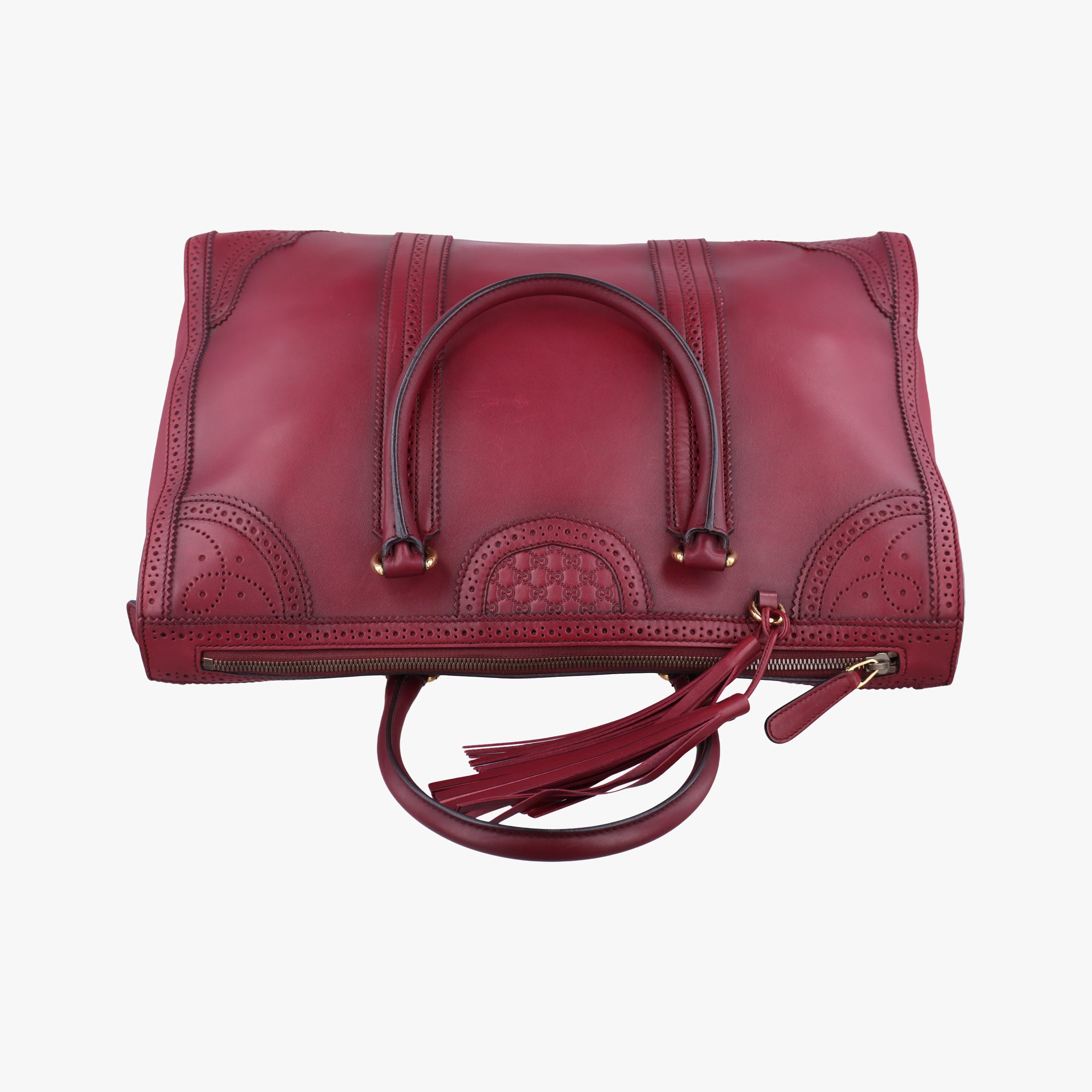 Duilio Brogue Burgundy Leather 296903 A012293424デュイリオ ブローグ ワインレッド レザー 296903 A012293424