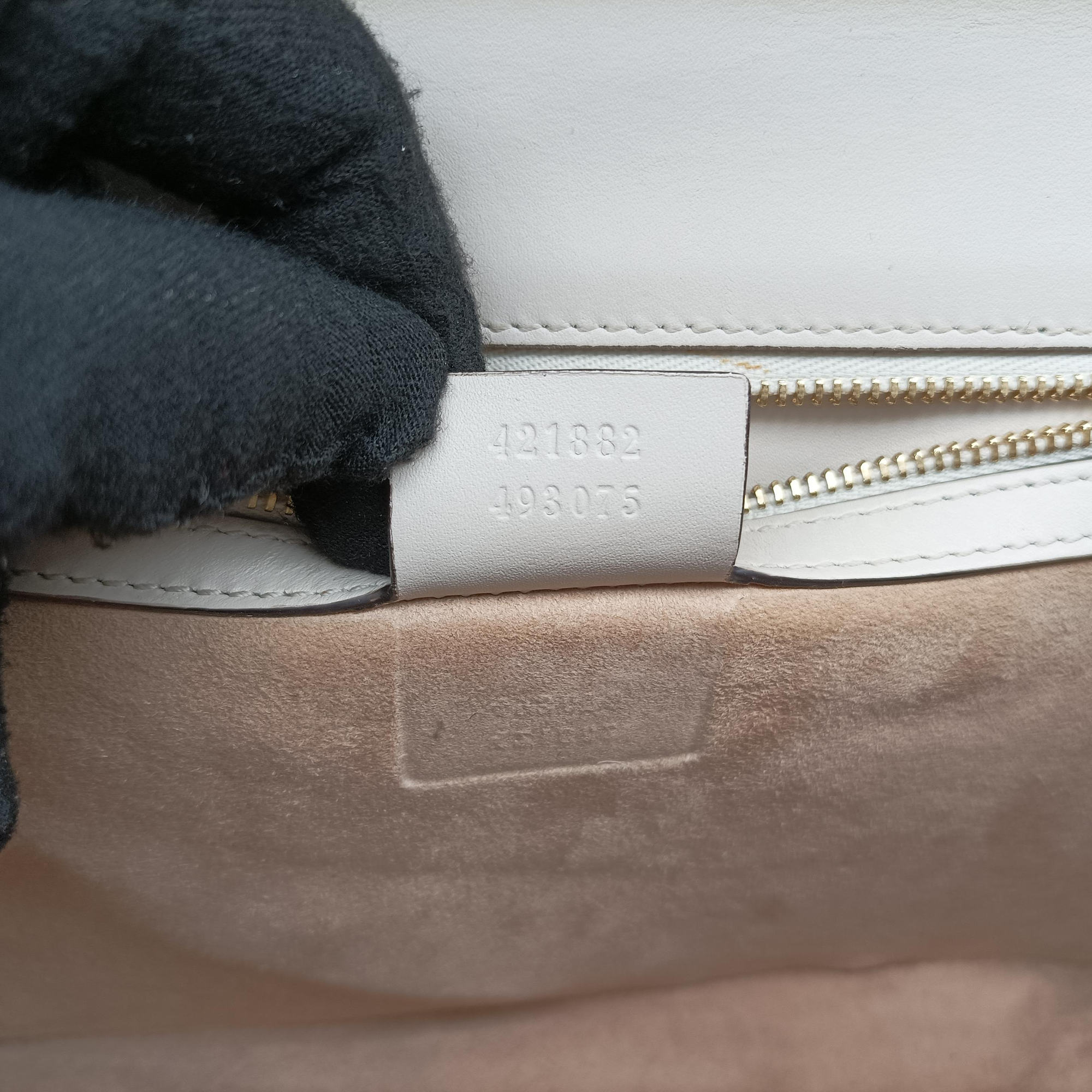 Sylvie White Leather 421882 D023603865シルヴィ ホワイト レザー 421882 D023603865