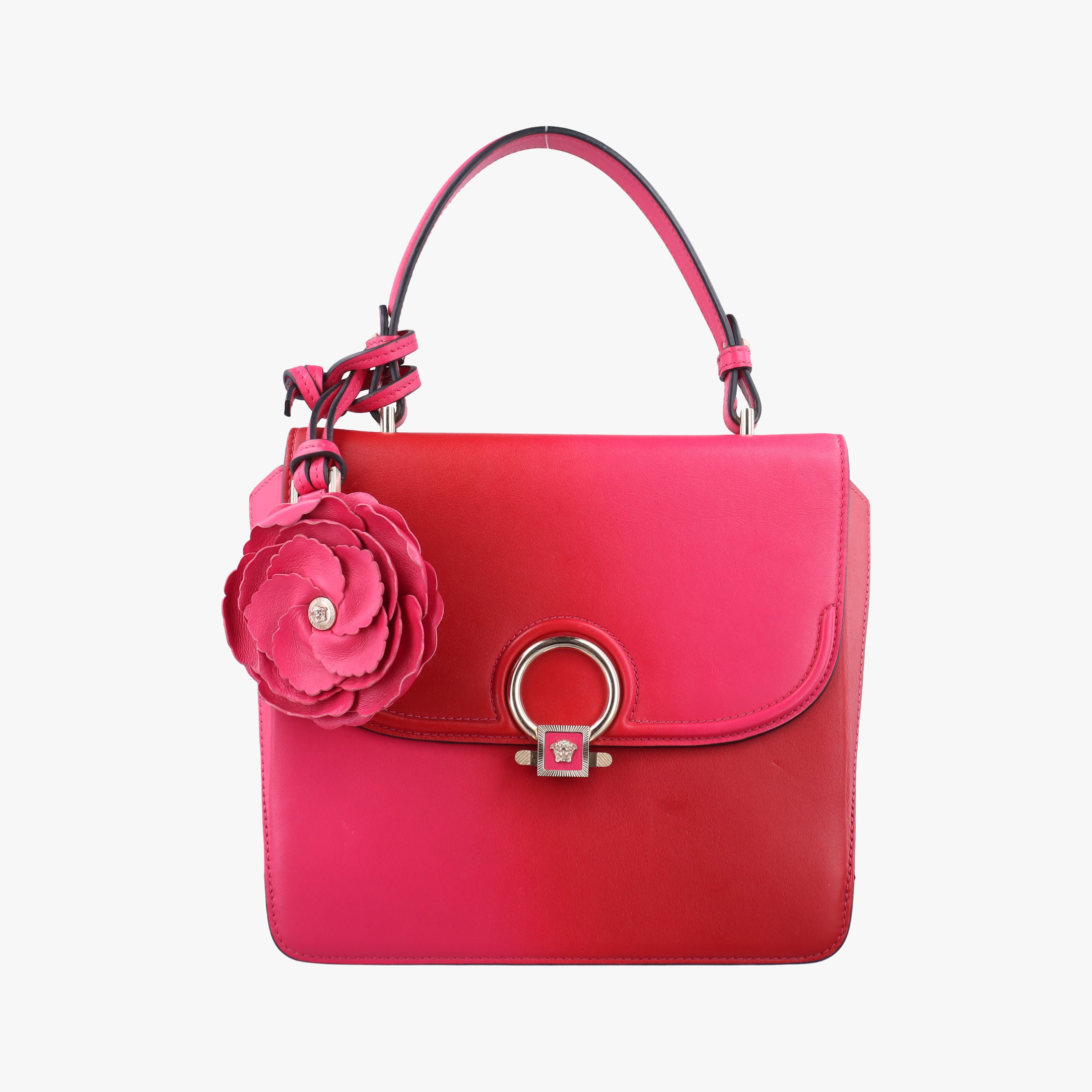 DV One Medusa Rose Leather CLG814410256672DVワン メデューサ ローズ レッド レザー CLG814410256672