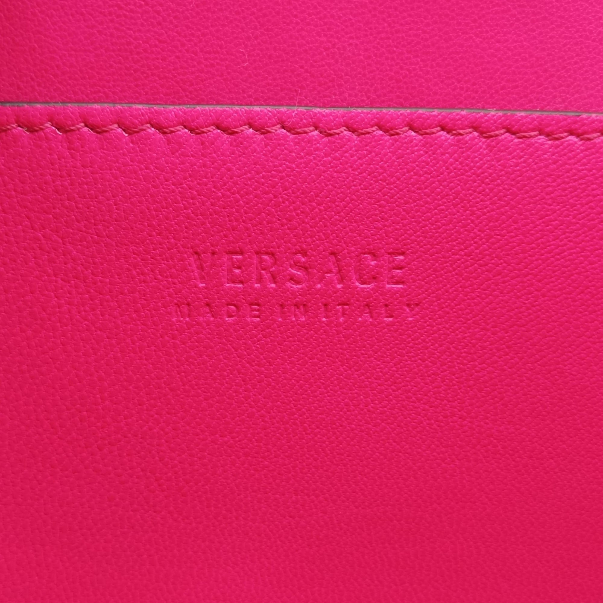 DV One Medusa Rose Leather CLG814410256672DVワン メデューサ ローズ レッド レザー CLG814410256672