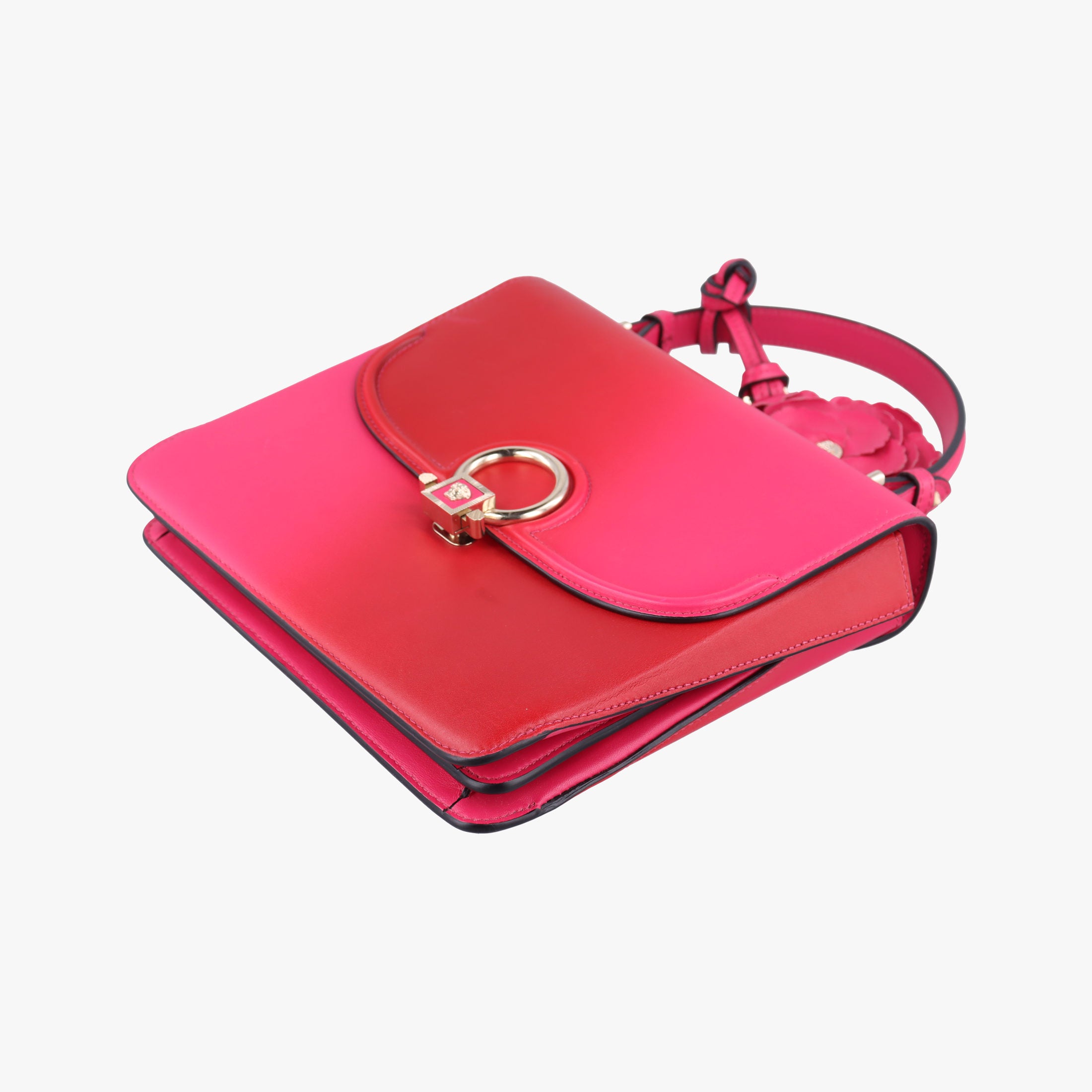 DV One Medusa Rose Leather CLG814410256672DVワン メデューサ ローズ レッド レザー CLG814410256672