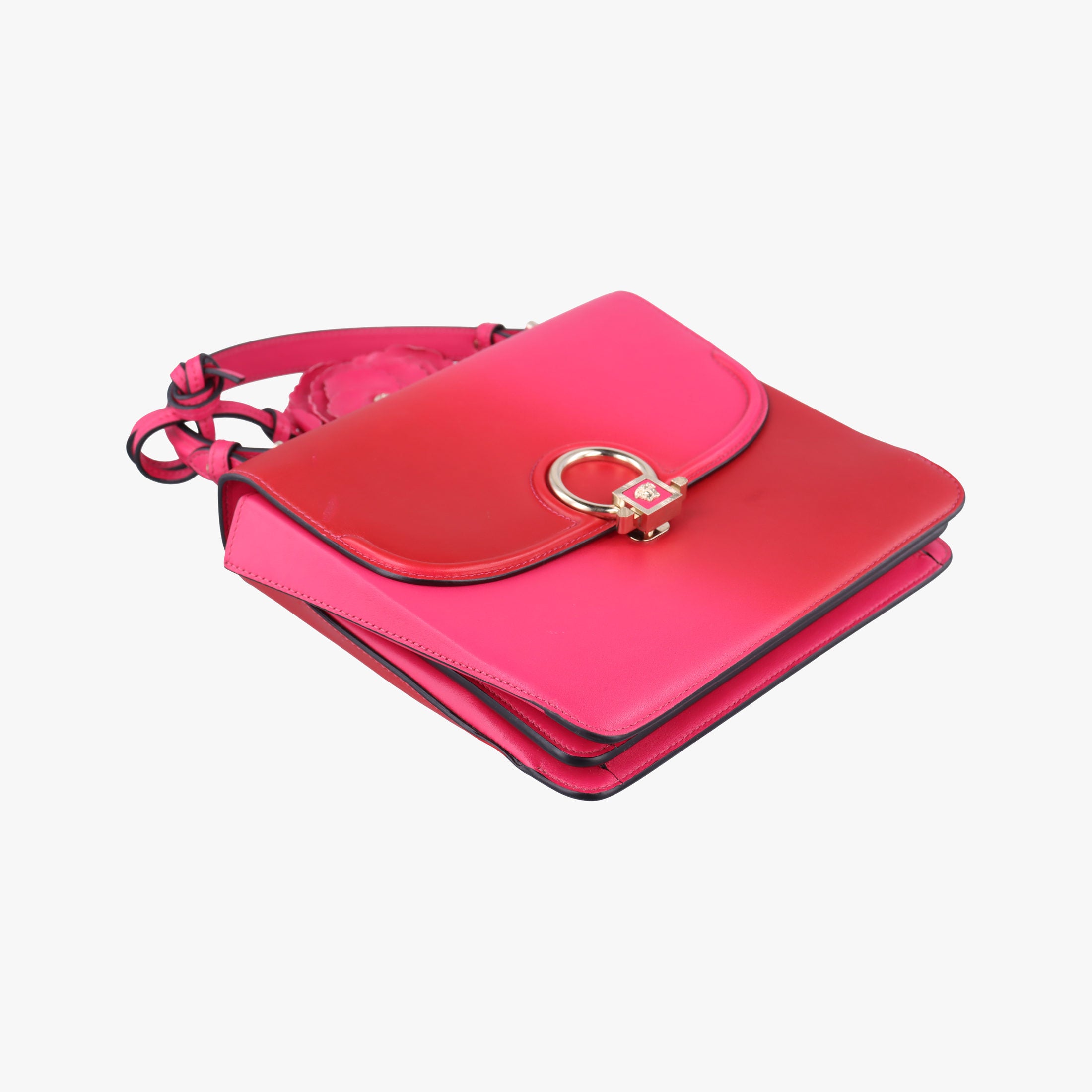 DV One Medusa Rose Leather CLG814410256672DVワン メデューサ ローズ レッド レザー CLG814410256672