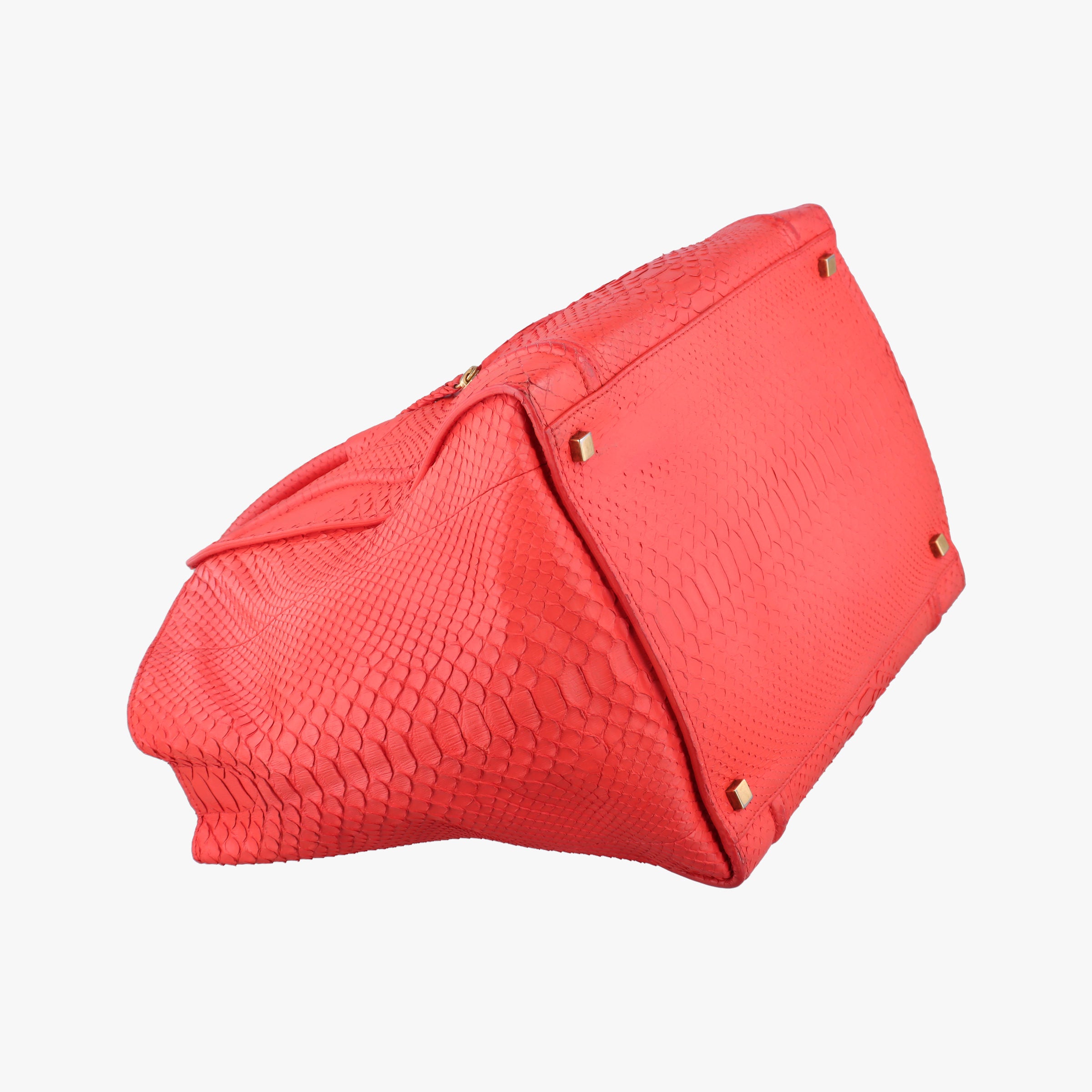 Phantom Luggage Python Red snakeskin W-PA-0163ファントム ラゲージ パイソン レッド ヘビ革 W-PA-0163