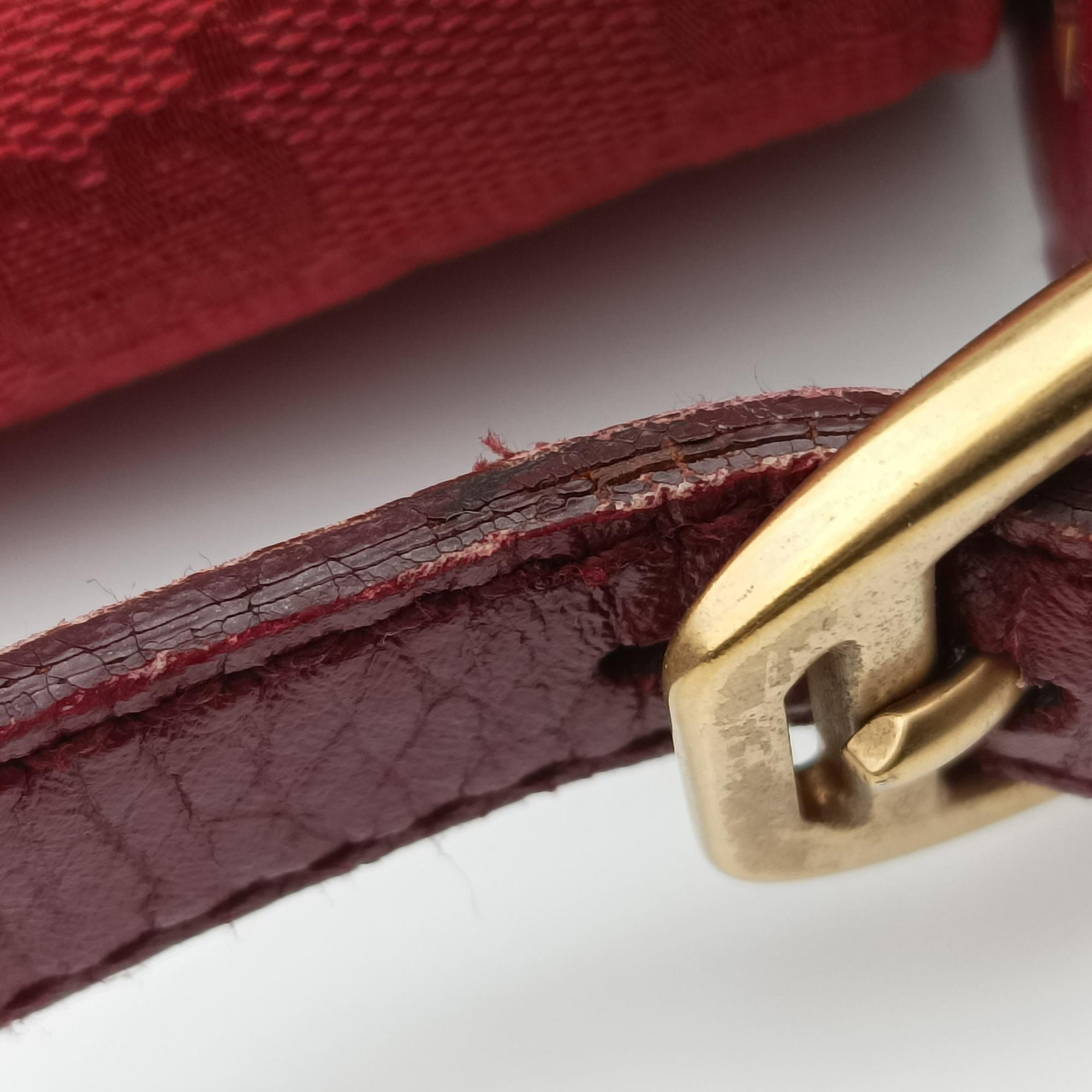 Horsebit Red canvas×Leather 114915 ホースビット レッド キャンバス×レザー 114915