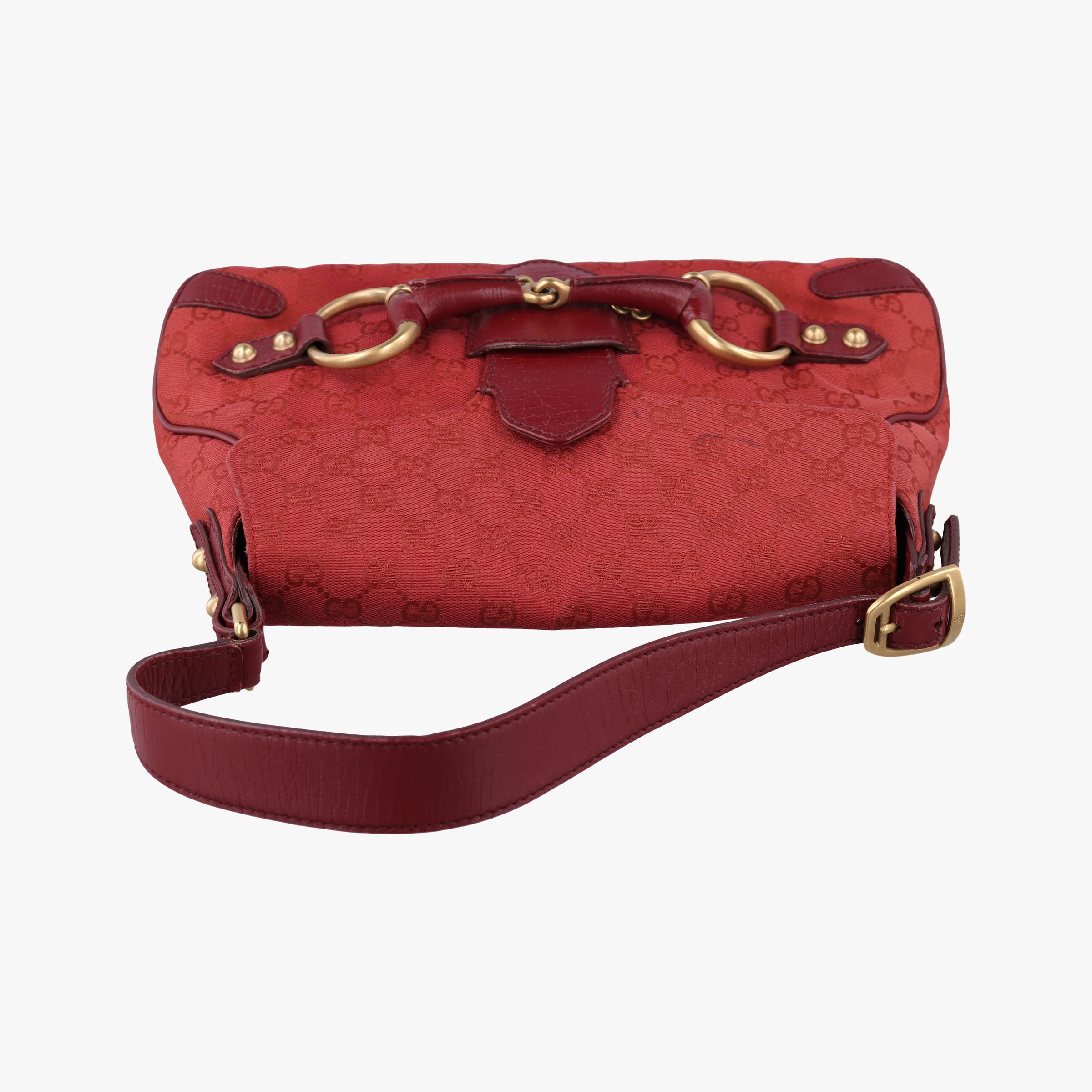 Horsebit Red canvas×Leather 114915 ホースビット レッド キャンバス×レザー 114915