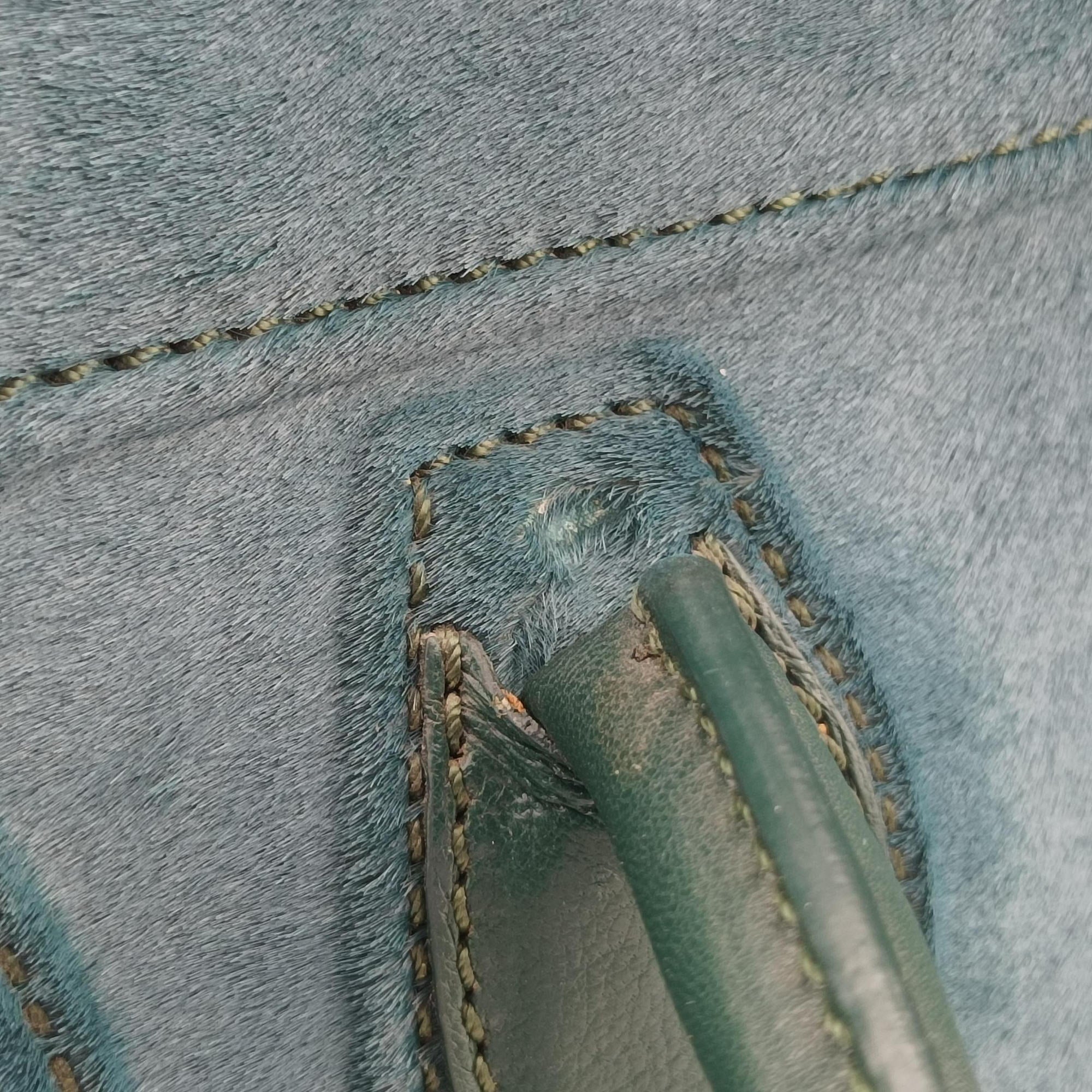 Luggage Square Phantom Green Pony Hair S-PA-1111ラゲージ スクエアファントム グリーン ハラコ S-PA-1111