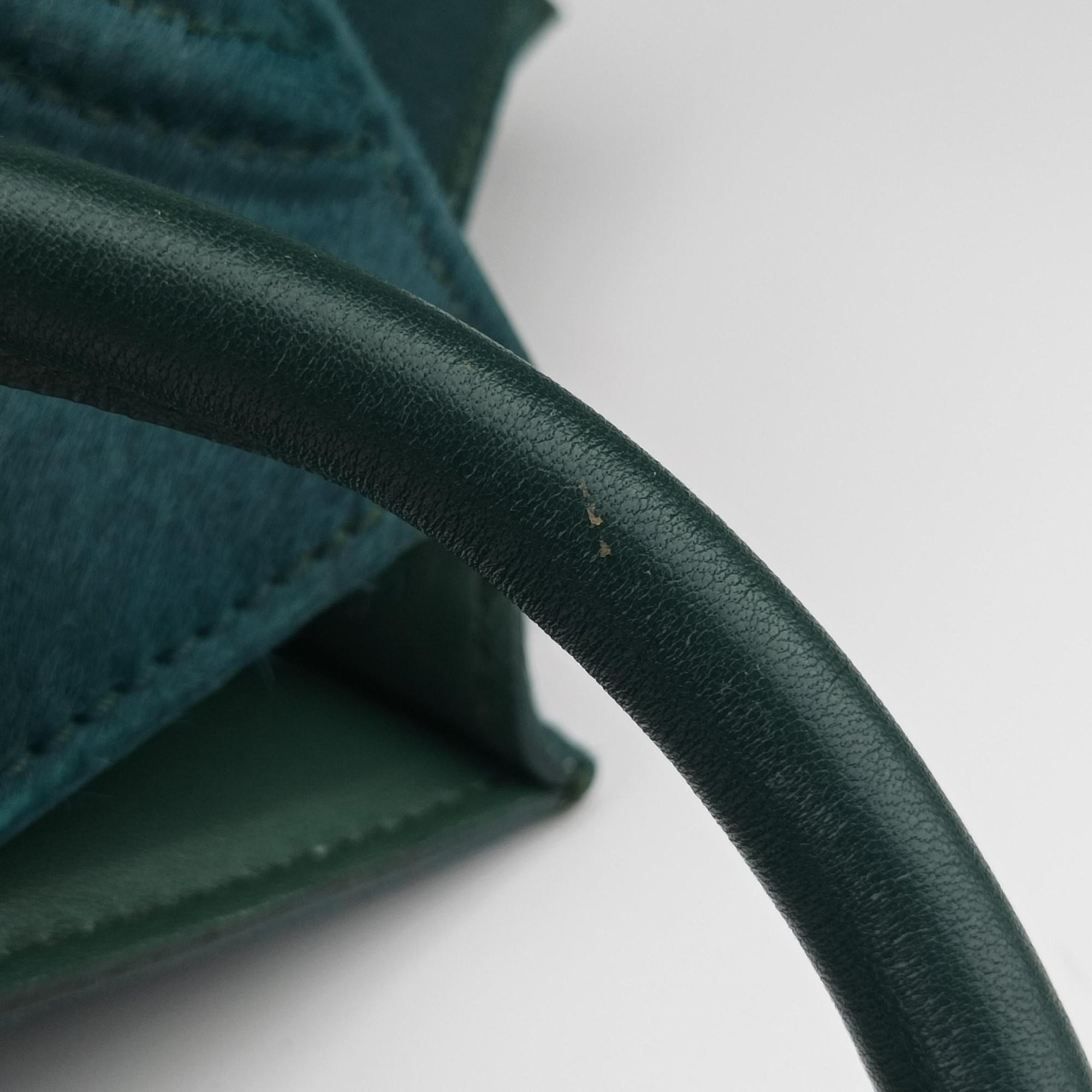 Luggage Square Phantom Green Pony Hair S-PA-1111ラゲージ スクエアファントム グリーン ハラコ S-PA-1111