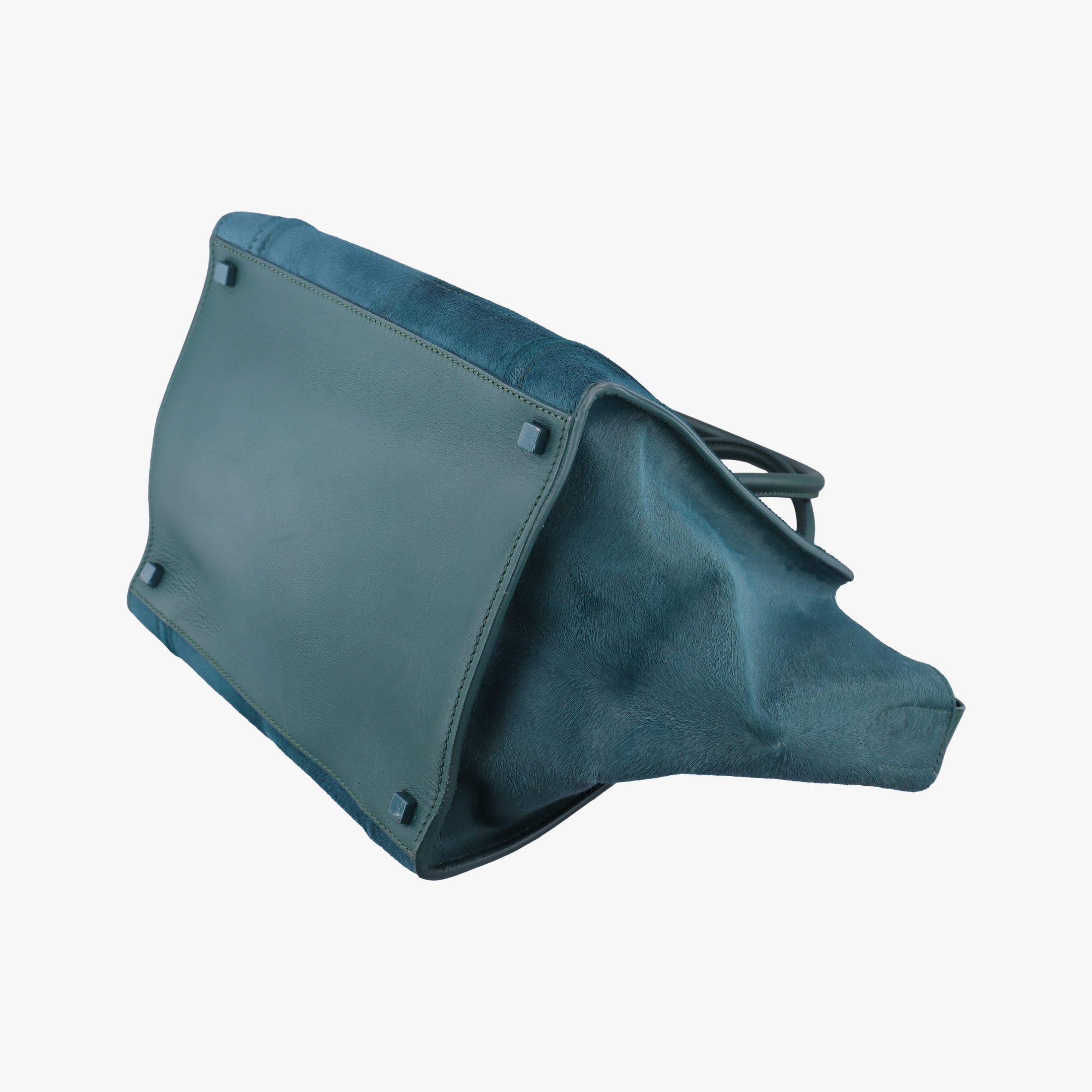 Luggage Square Phantom Green Pony Hair S-PA-1111ラゲージ スクエアファントム グリーン ハラコ S-PA-1111