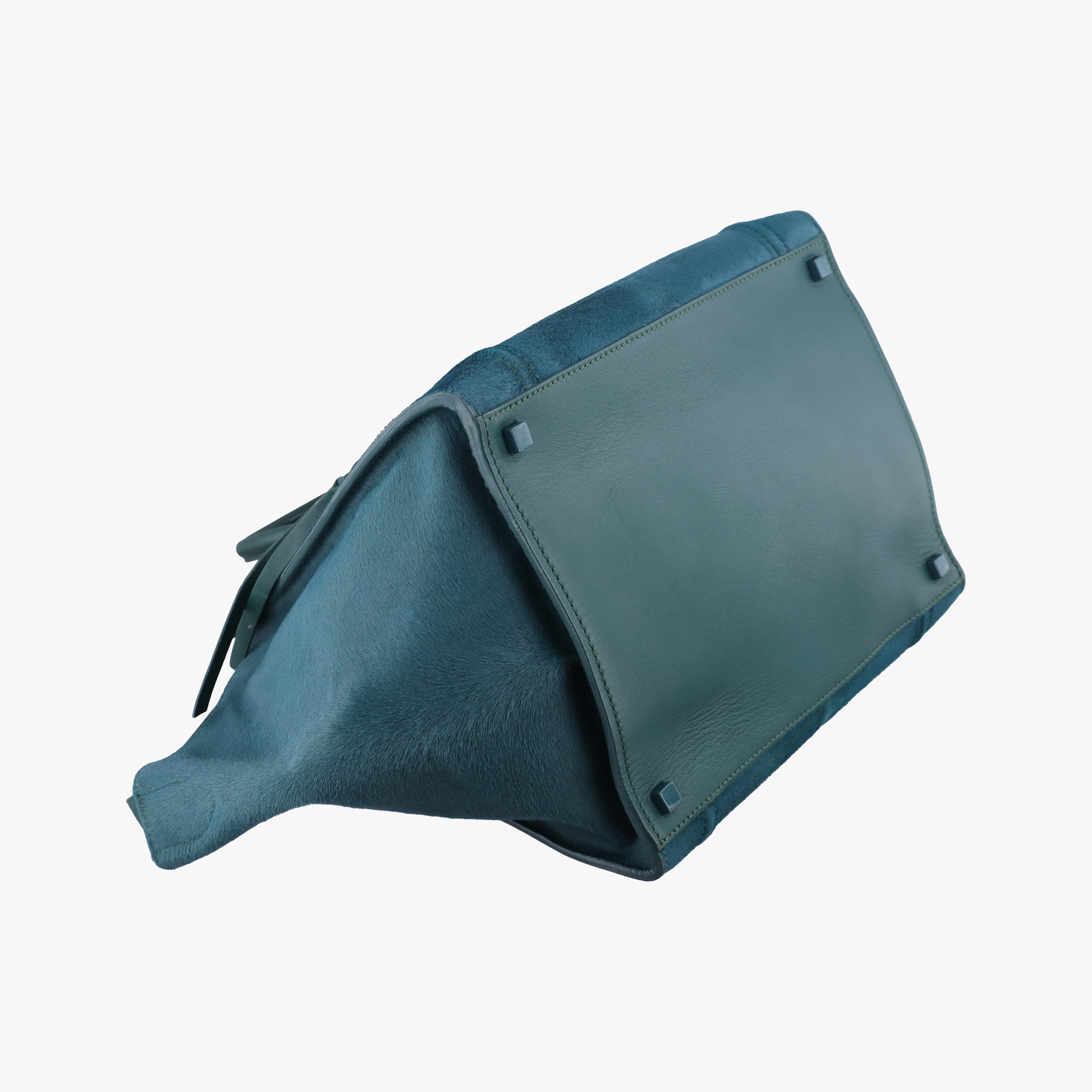 Luggage Square Phantom Green Pony Hair S-PA-1111ラゲージ スクエアファントム グリーン ハラコ S-PA-1111