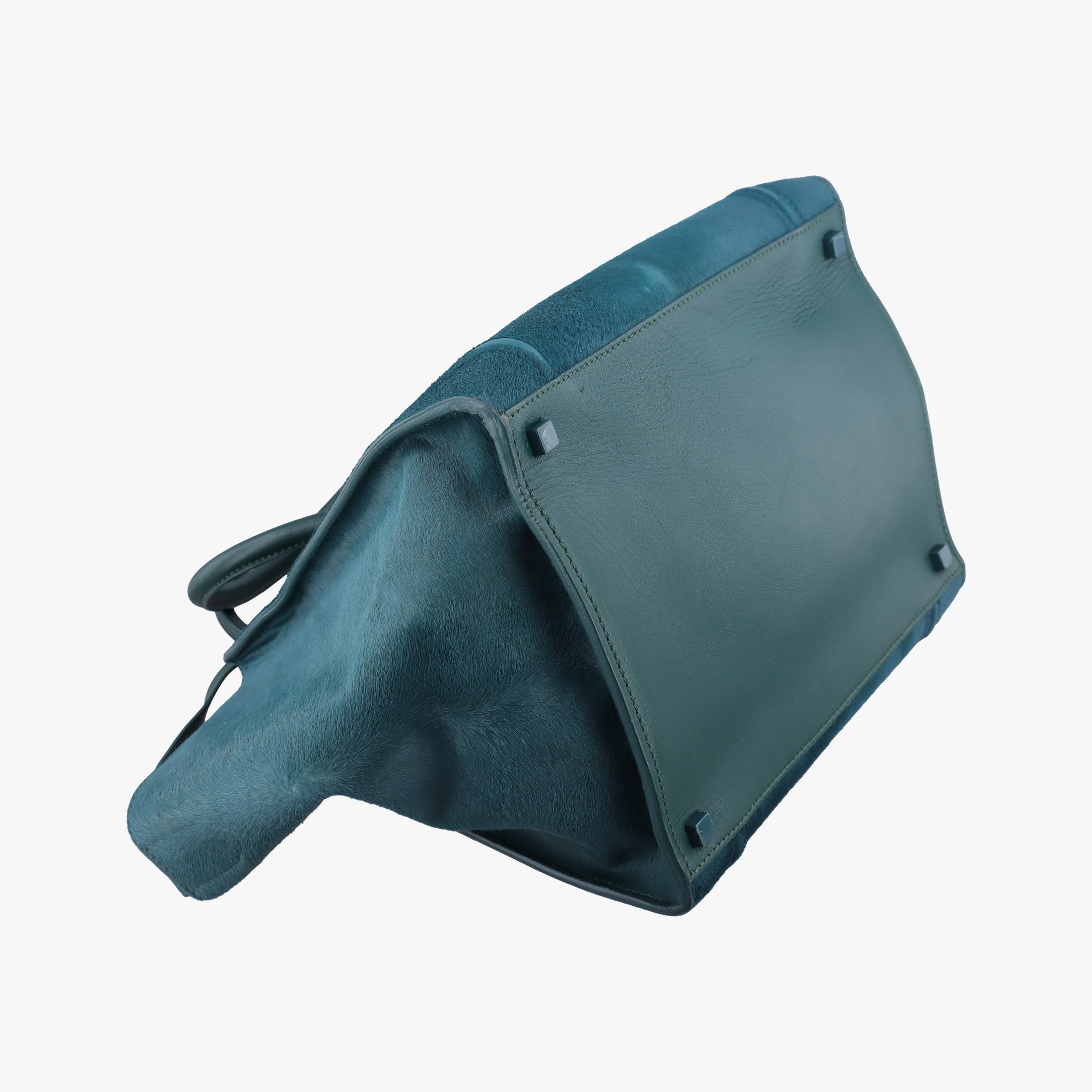 Luggage Square Phantom Green Pony Hair S-PA-1111ラゲージ スクエアファントム グリーン ハラコ S-PA-1111