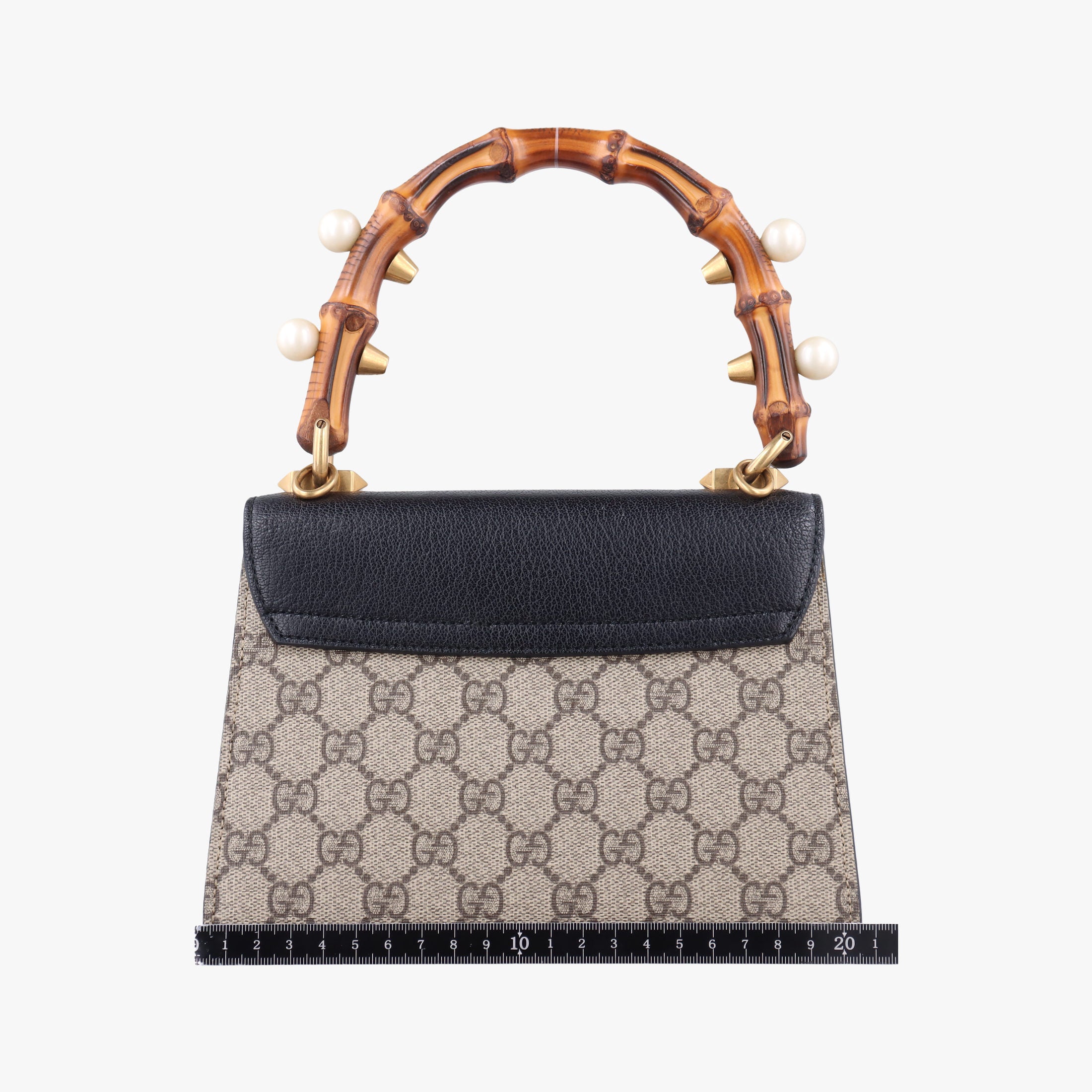 Fox Brooch Bamboo Beige×Multicolour PVC coated canvas×leather 466428 C023189686フォックス ブローチ バンブー ベージュ×マルチカラー PVCコーティングキャンバス×レザー 466428 C023189686