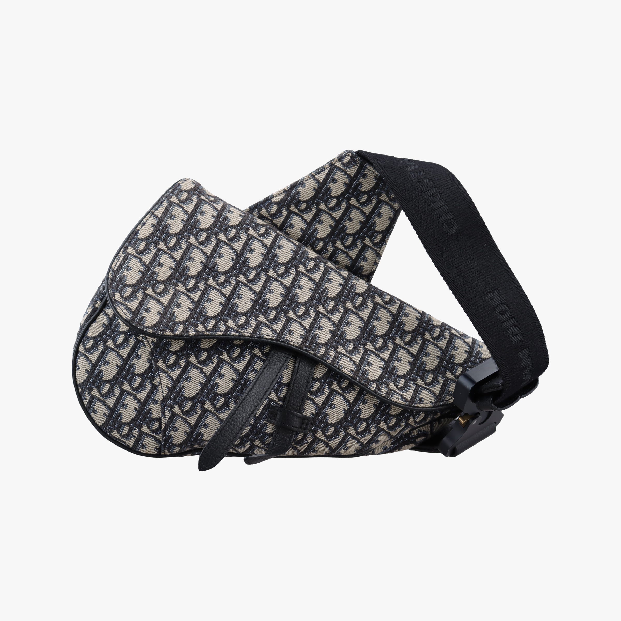 saddle Gray×Navy×Black Jacquard×Leather 02-BO-1128サドル グレー×ネイビー×ブラック ジャガード×レザー 02-BO-1128