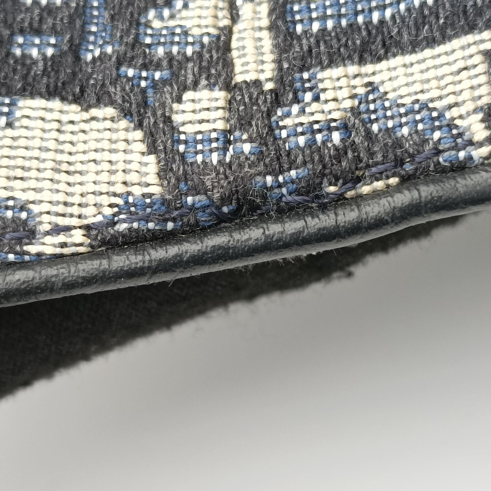 saddle Gray×Navy×Black Jacquard×Leather 02-BO-1128サドル グレー×ネイビー×ブラック ジャガード×レザー 02-BO-1128