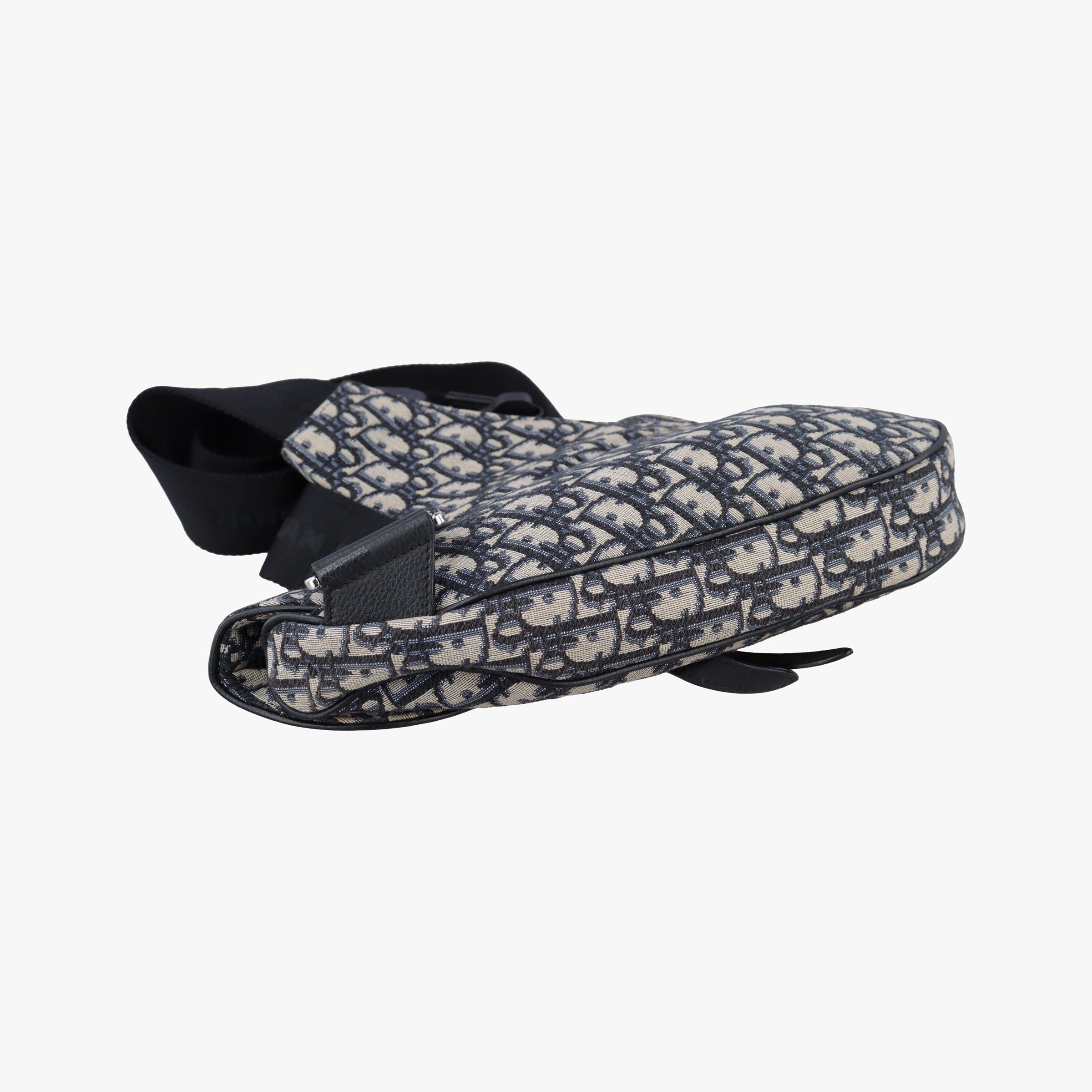 saddle Gray×Navy×Black Jacquard×Leather 02-BO-1128サドル グレー×ネイビー×ブラック ジャガード×レザー 02-BO-1128