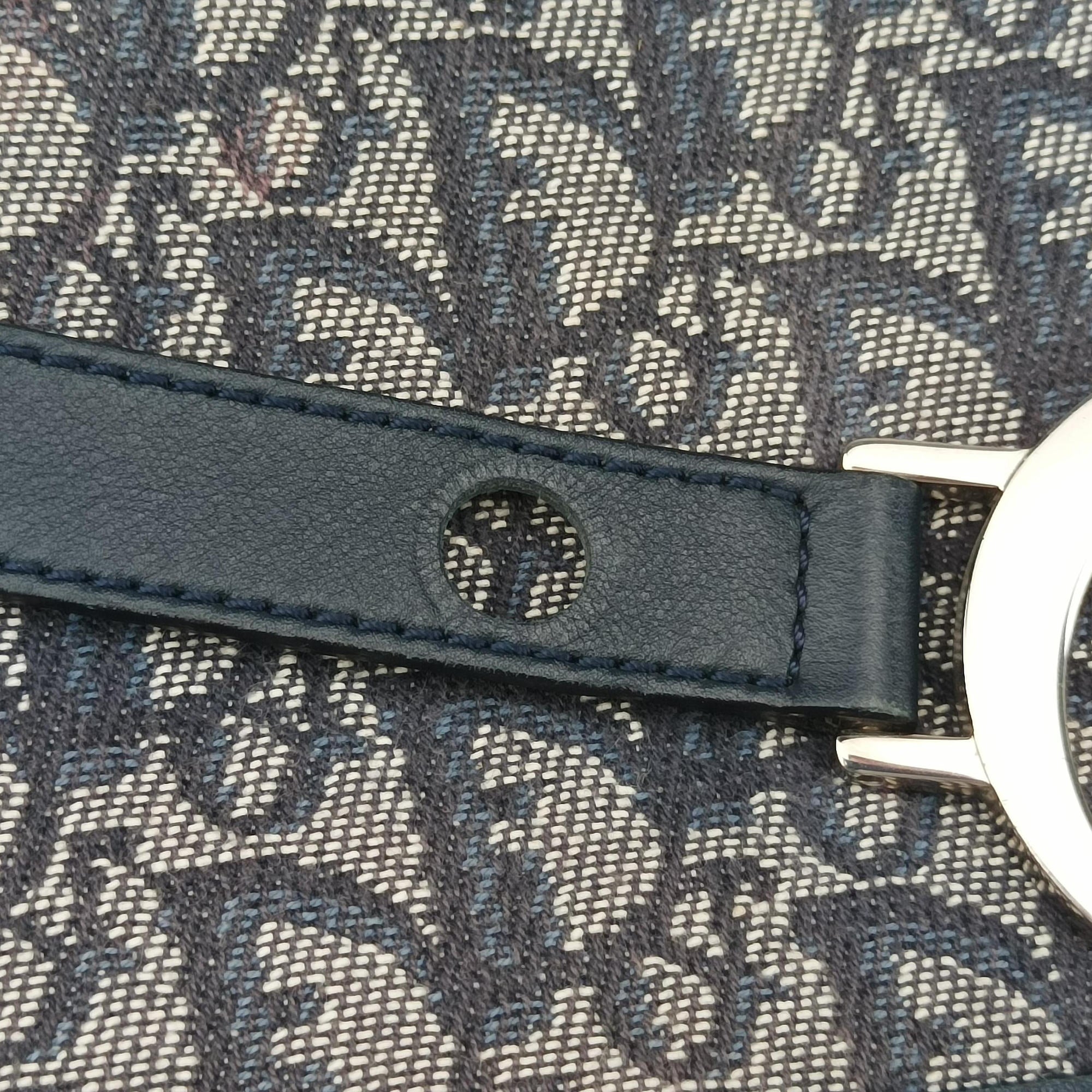 CD Logo Trotter Navy×Grey Jacquard×Leather 05-BO-0036CDロゴ トロッター ネイビー×グレー ジャガード×レザー 05-BO-0036